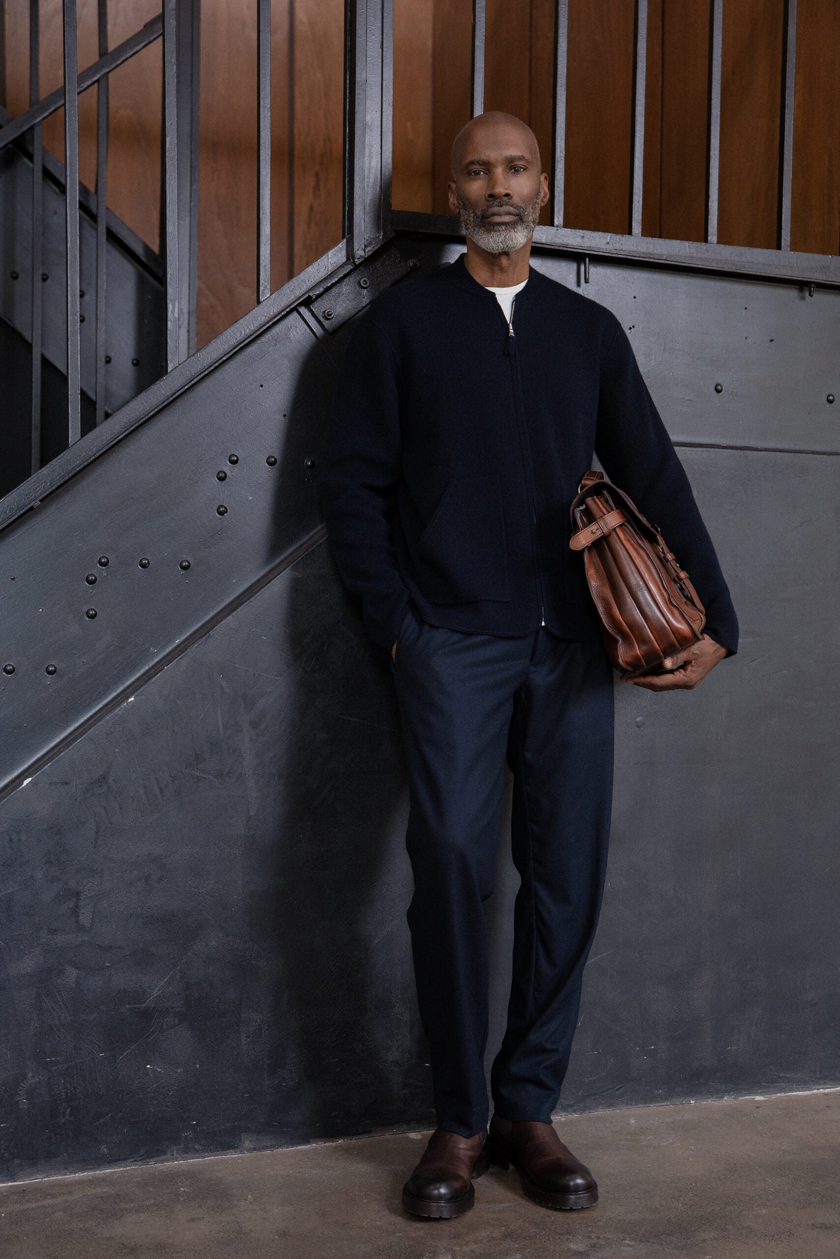 ALLUDE Strickjacke aus Schurwolle Herren (14 NAVY)