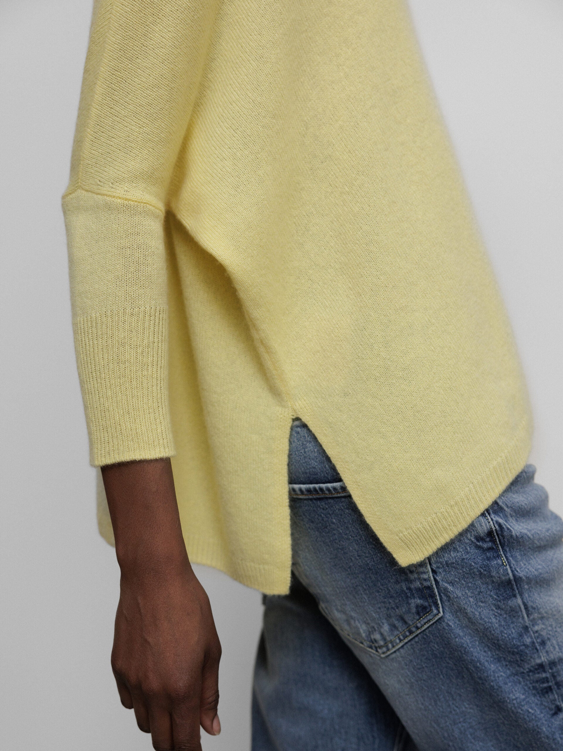 ALLUDE Pullover aus Cashmere Damen (21 GELB)