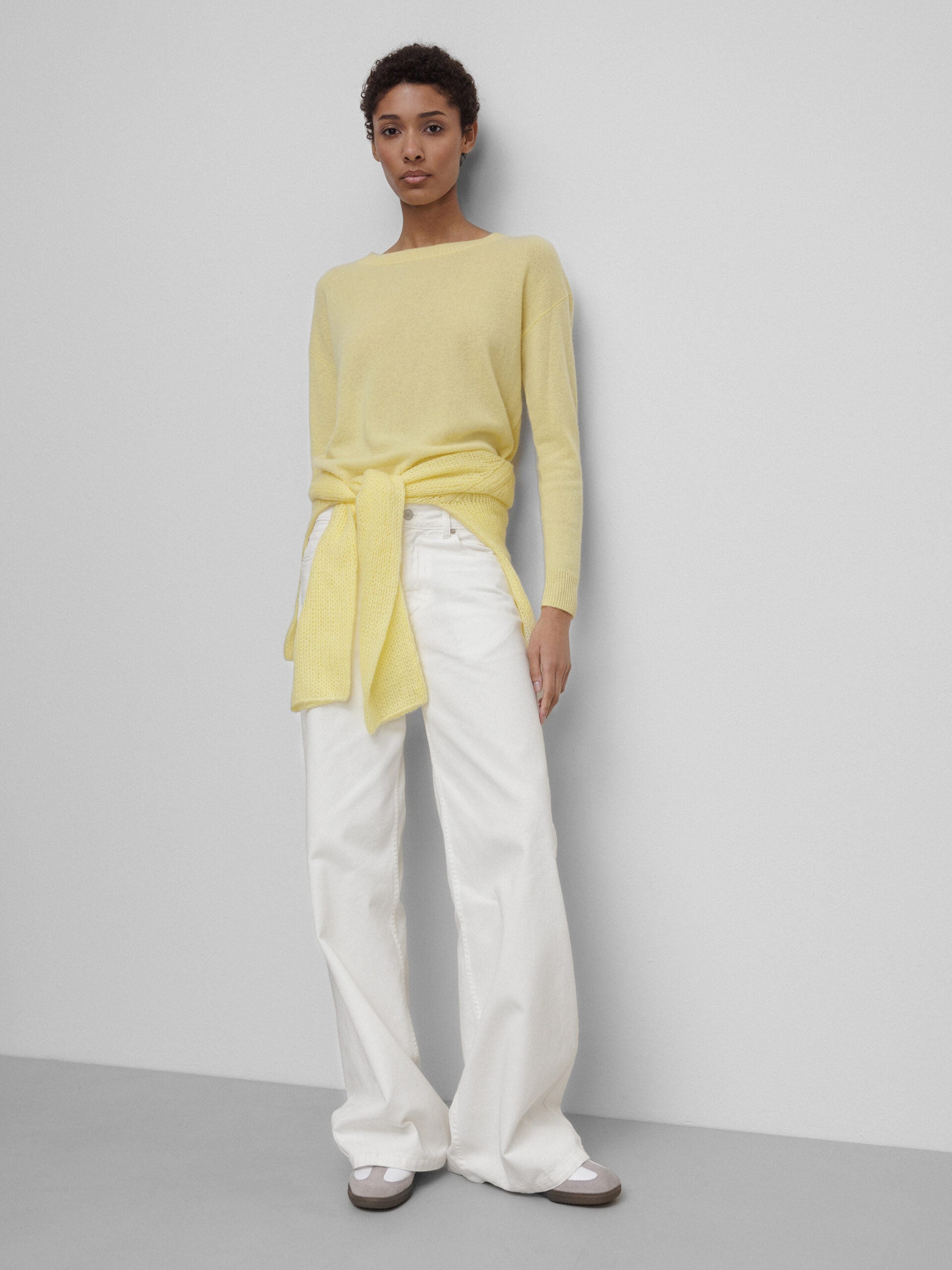 ALLUDE Pullover aus Cashmere Damen (21 GELB)