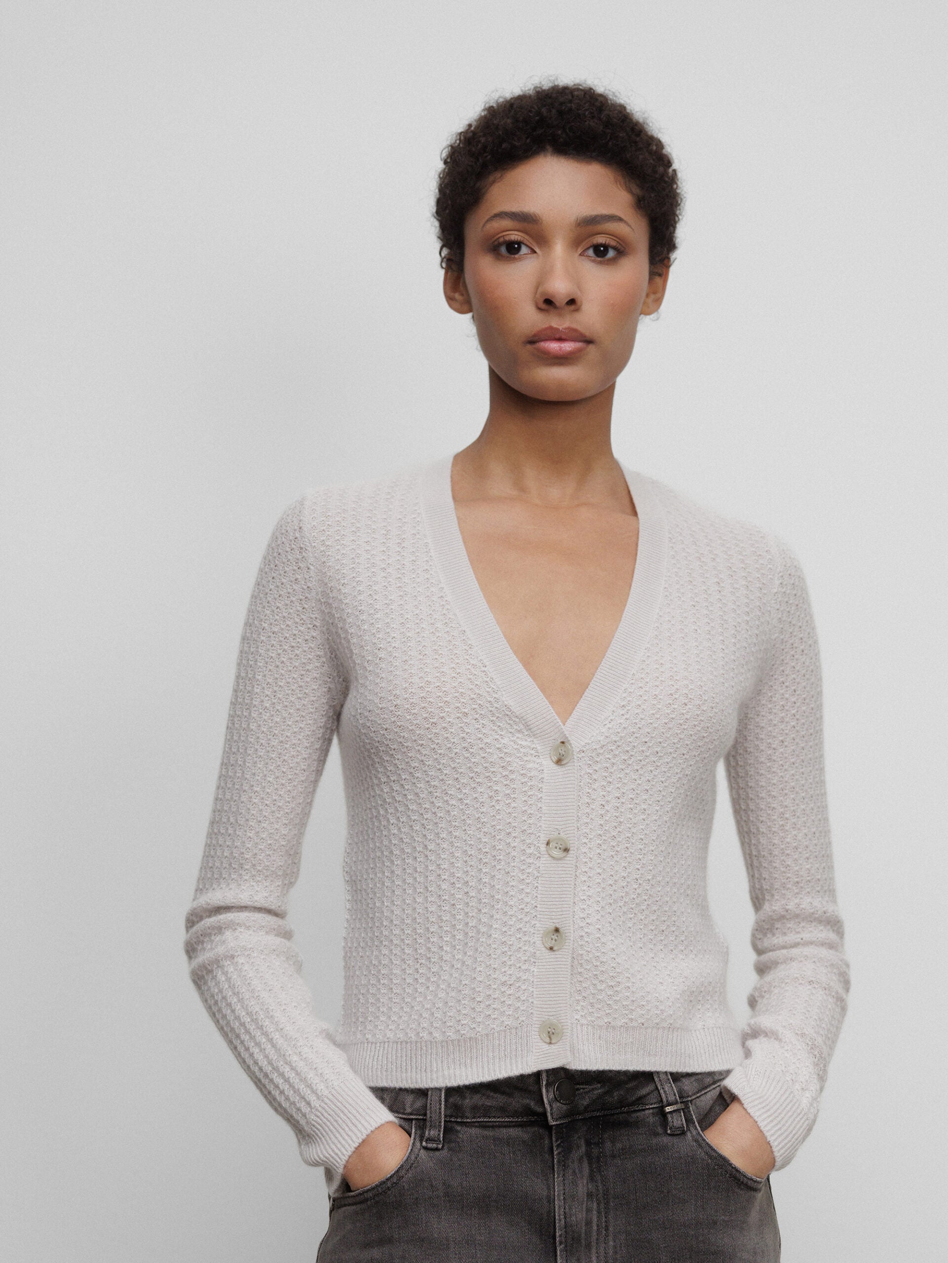 ALLUDE Strickjacke aus Cashmere Damen (80 KITT)