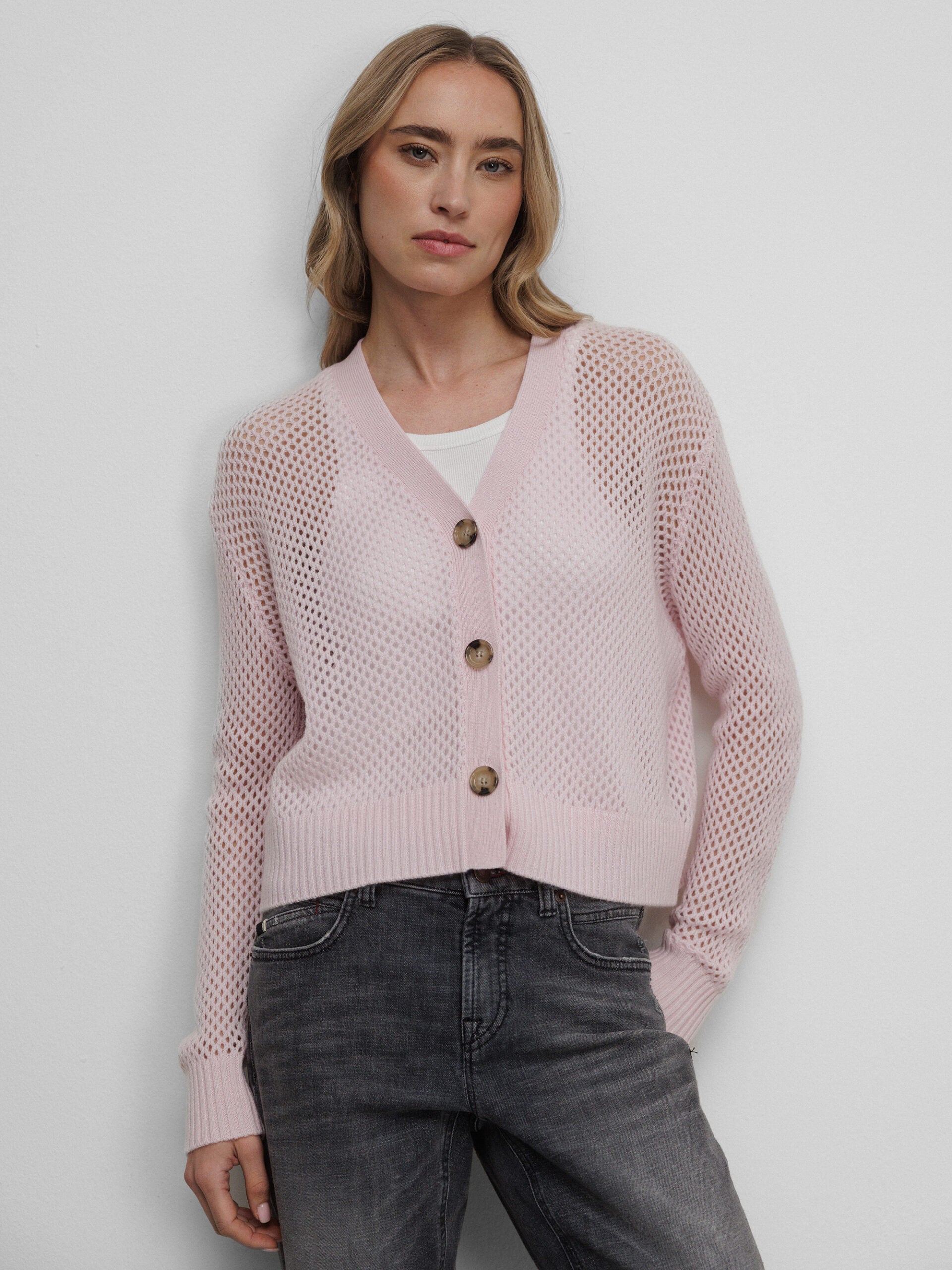 ALLUDE Strickjacke aus Schurwolle Damen (60 ROSE)