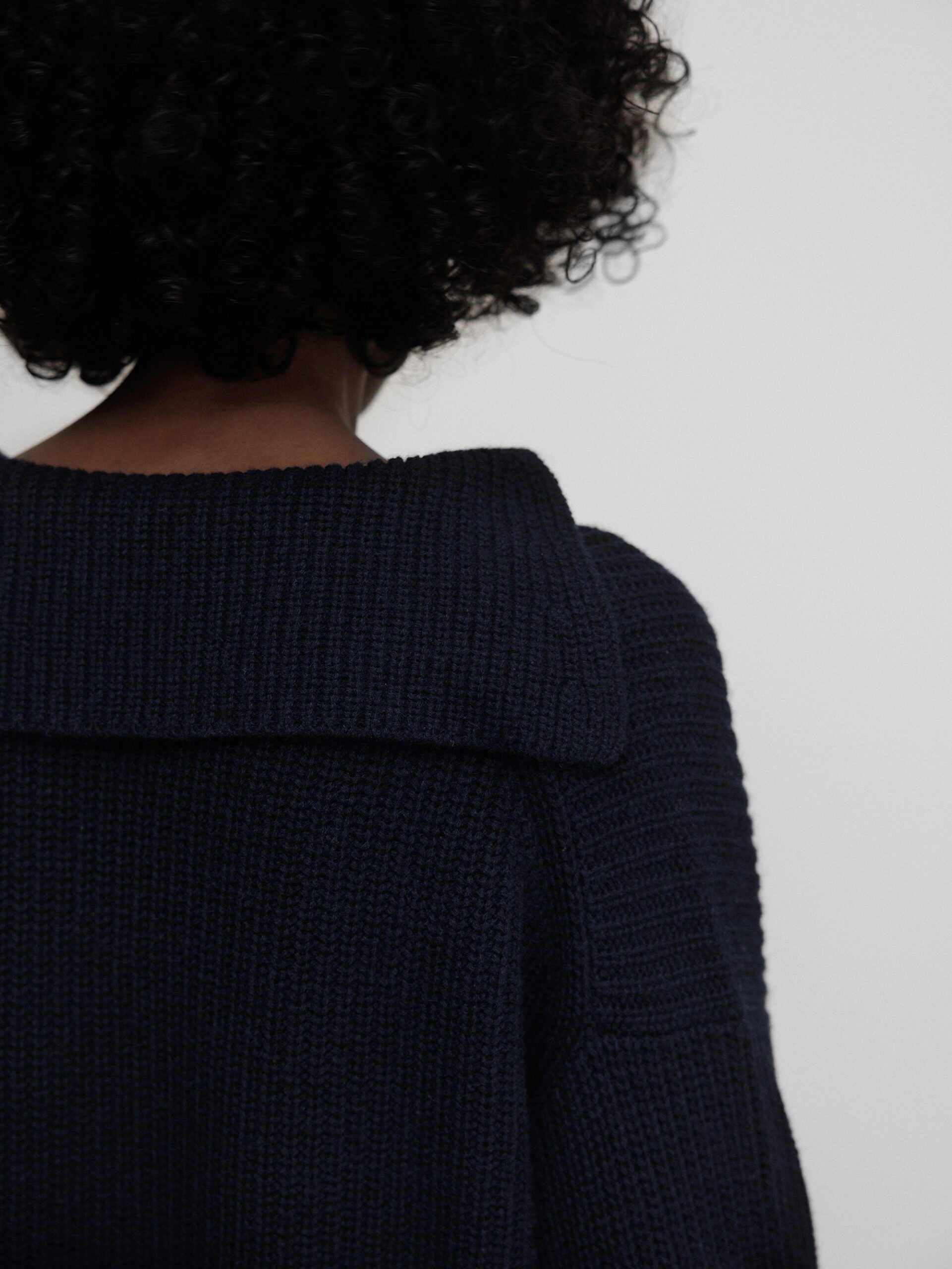 ALLUDE Pullover aus Baumwolle Damen (14 NAVY)