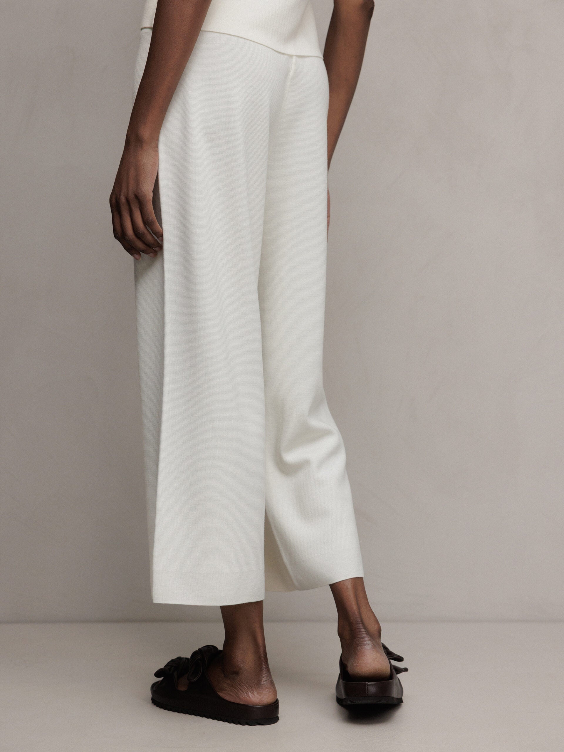 ALLUDE Strickhose aus Schurwolle Damen (440 OFF WHITE)