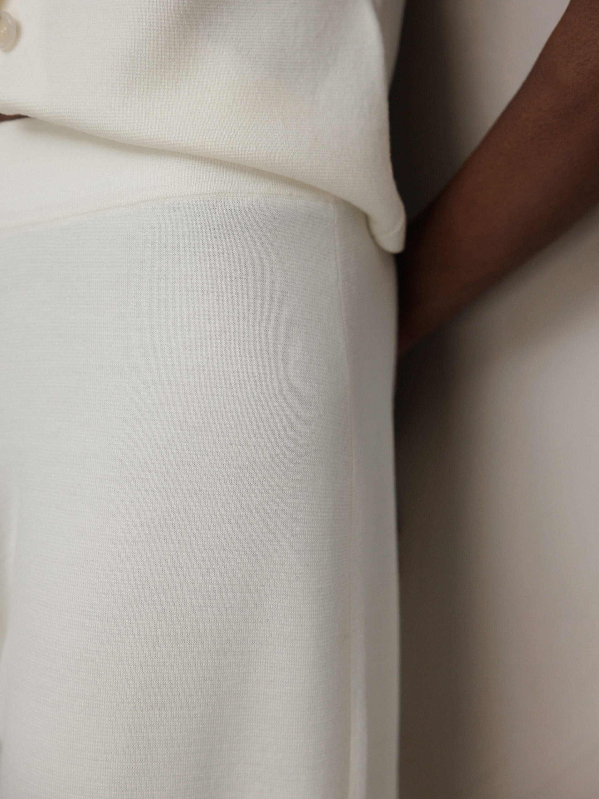 ALLUDE Strickhose aus Schurwolle Damen (440 OFF WHITE)