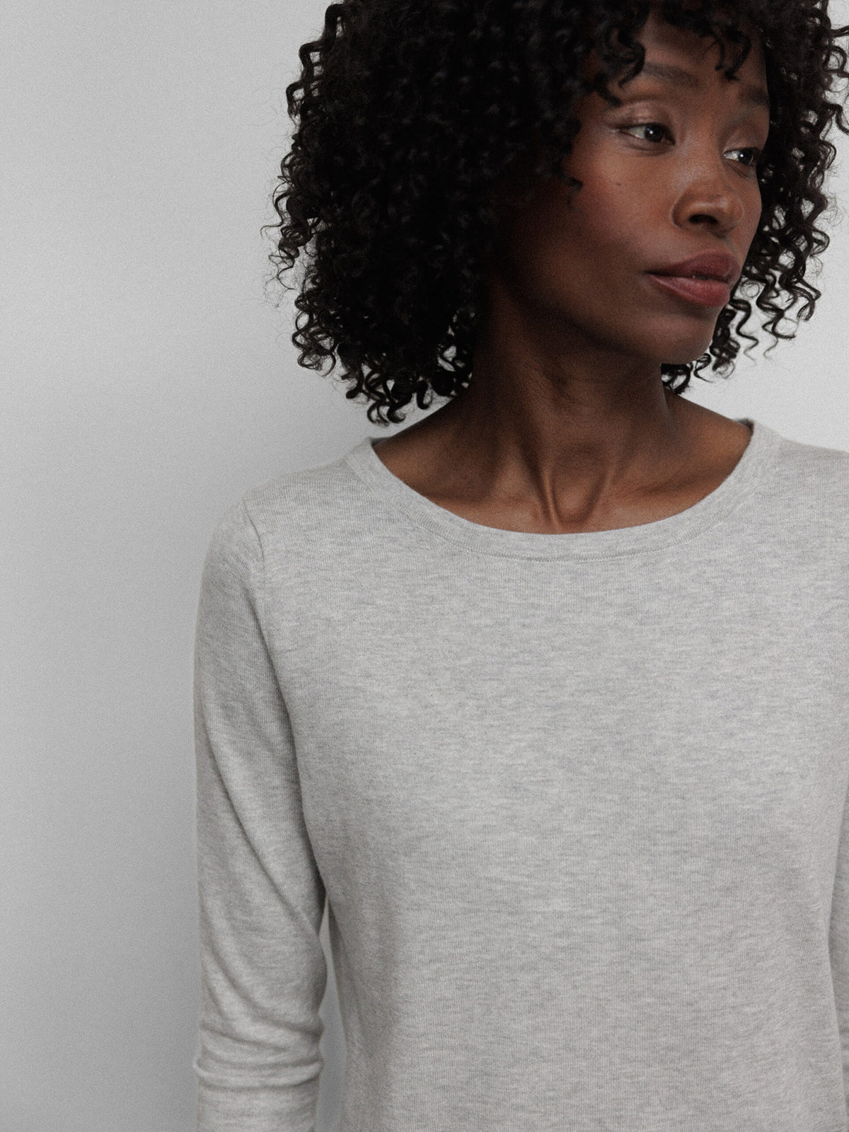 ALLUDE Feinstrickpullover Damen (81 LT GREY MEL)