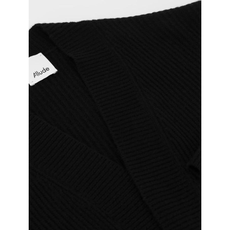 Cashmerestrickjacke schwarz