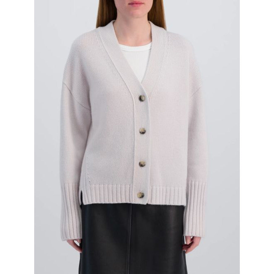 Strickjacke hellgrau