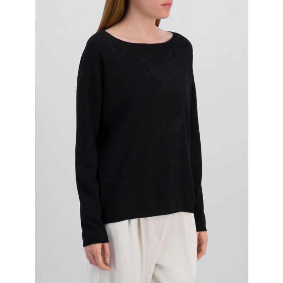 Cashmerepullover schwarz