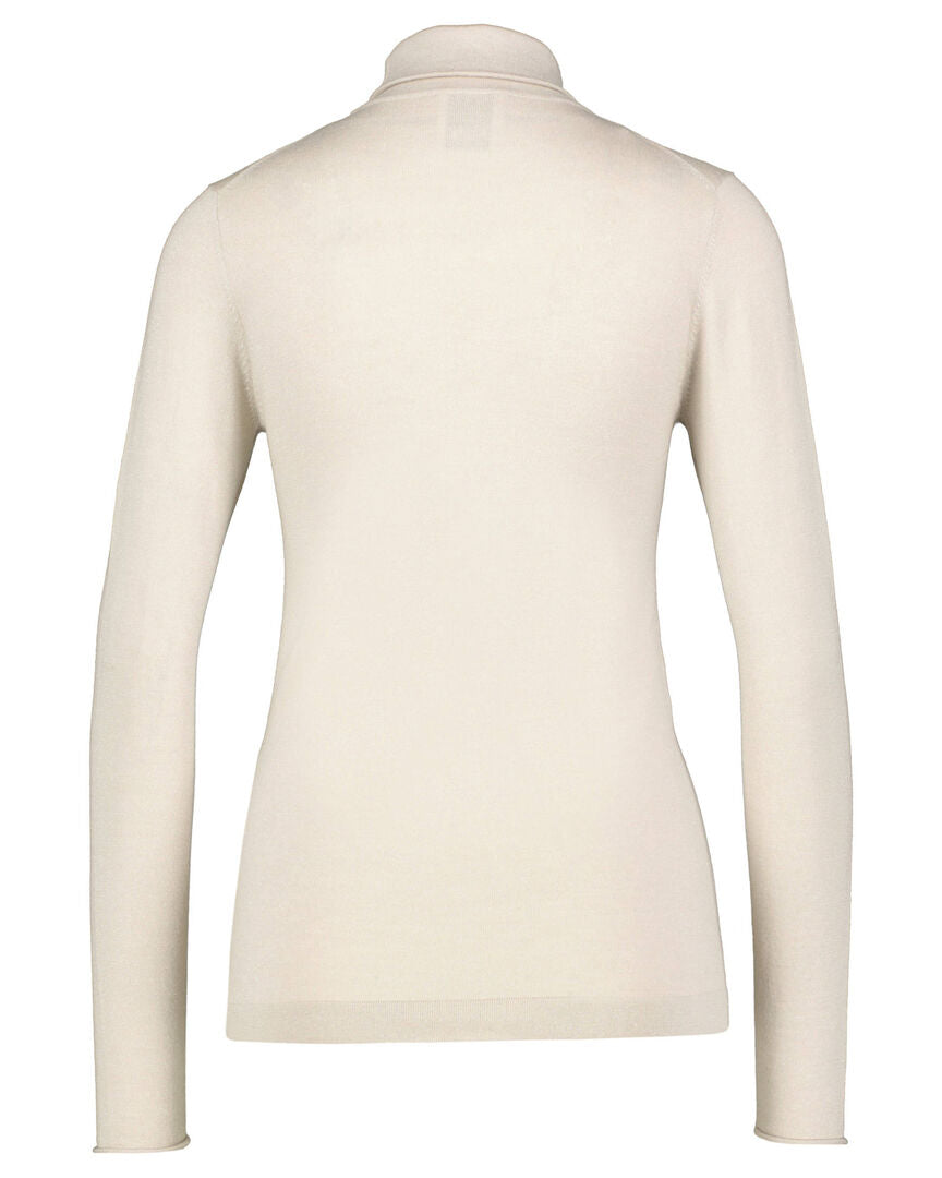 Allude Damen Rollkragenpullover, sand,