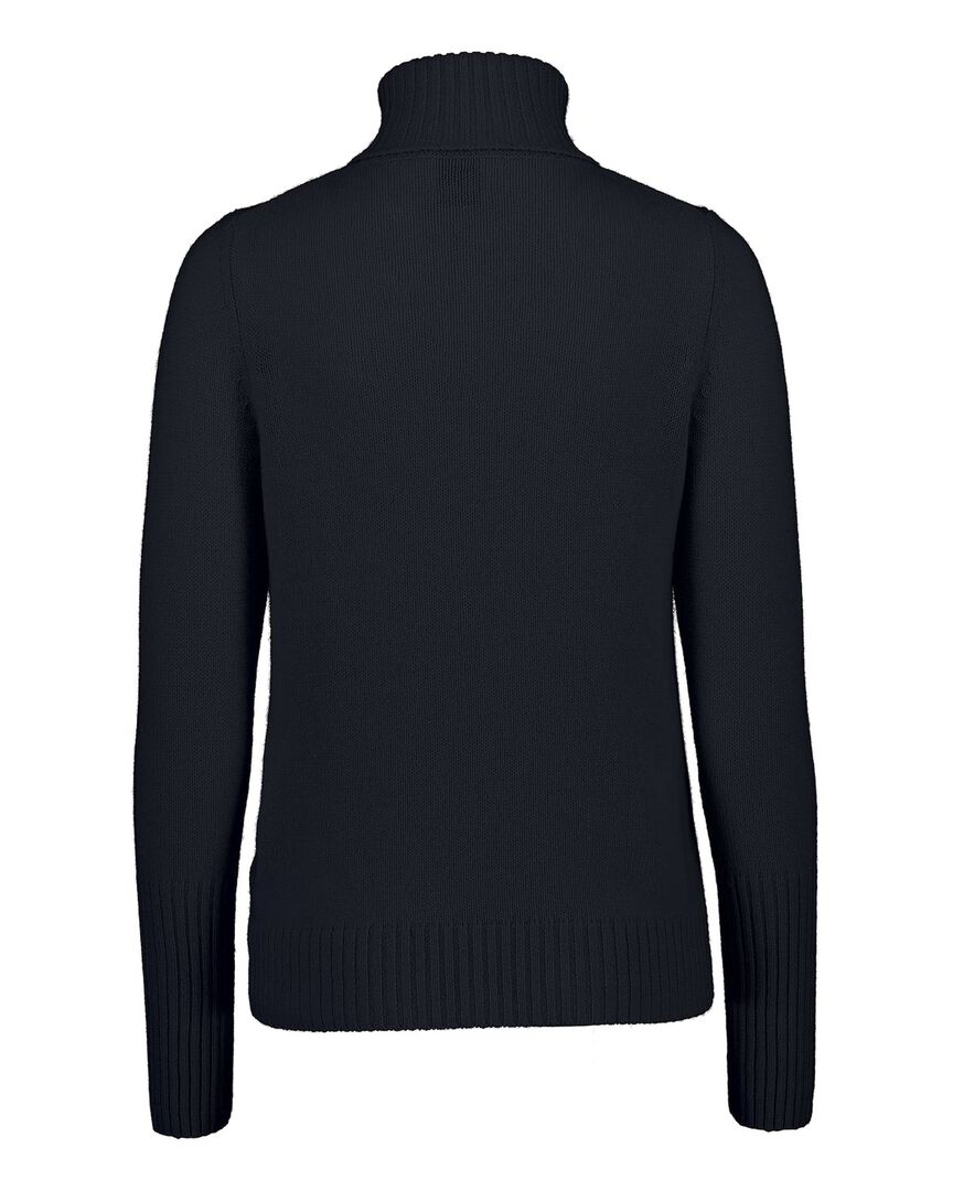 Allude Damen Rollkragenpullover aus Kaschmir, marine,