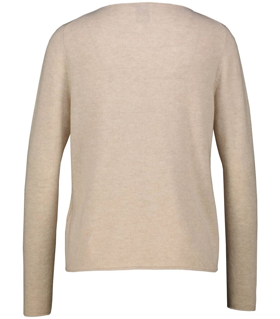 Allude Damen Strickpullover aus Kaschmir, sand,