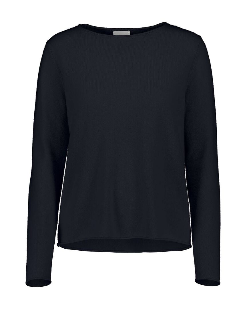 Kaschmir Marine Pullover Damen Allude Damen Strickpullover Aus