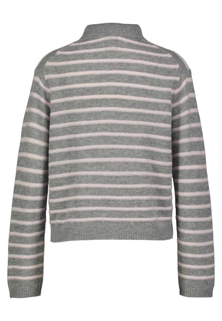 Allude Damen Strickpullover aus Wolle und Kaschmir, rose,