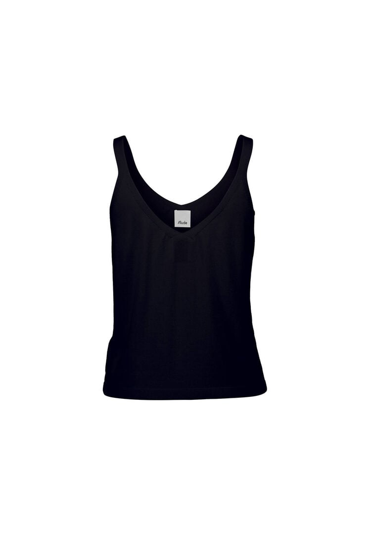 Allude Damen Stricktop aus Merinowolle, marine,