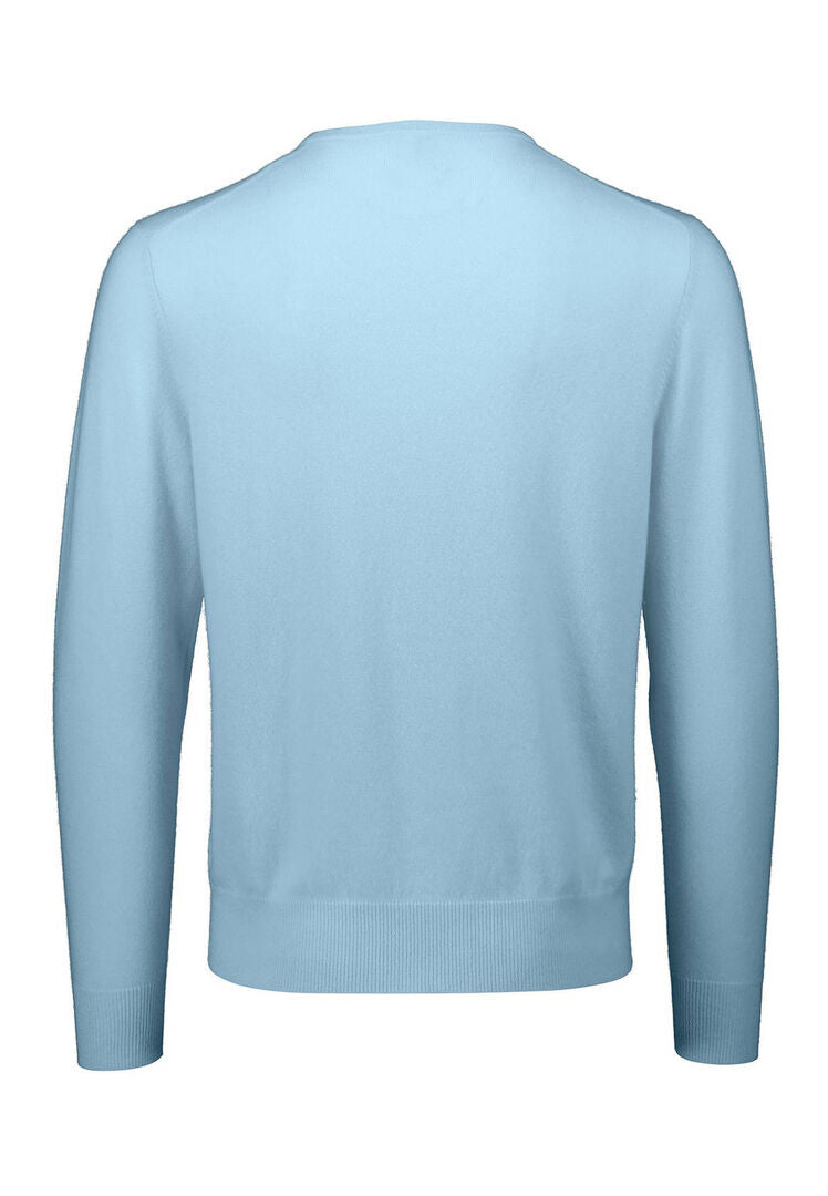 Allude Herren Kaschmirpullover, bleu,