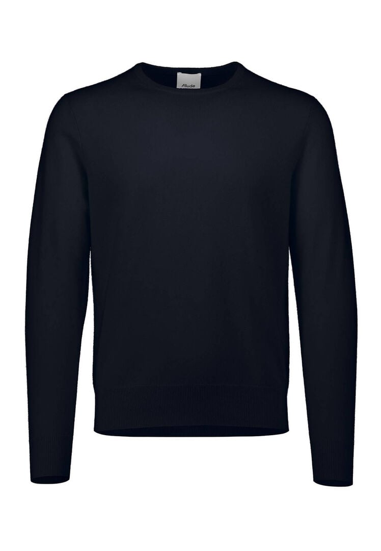 Allude Herren Kaschmirpullover, marine,