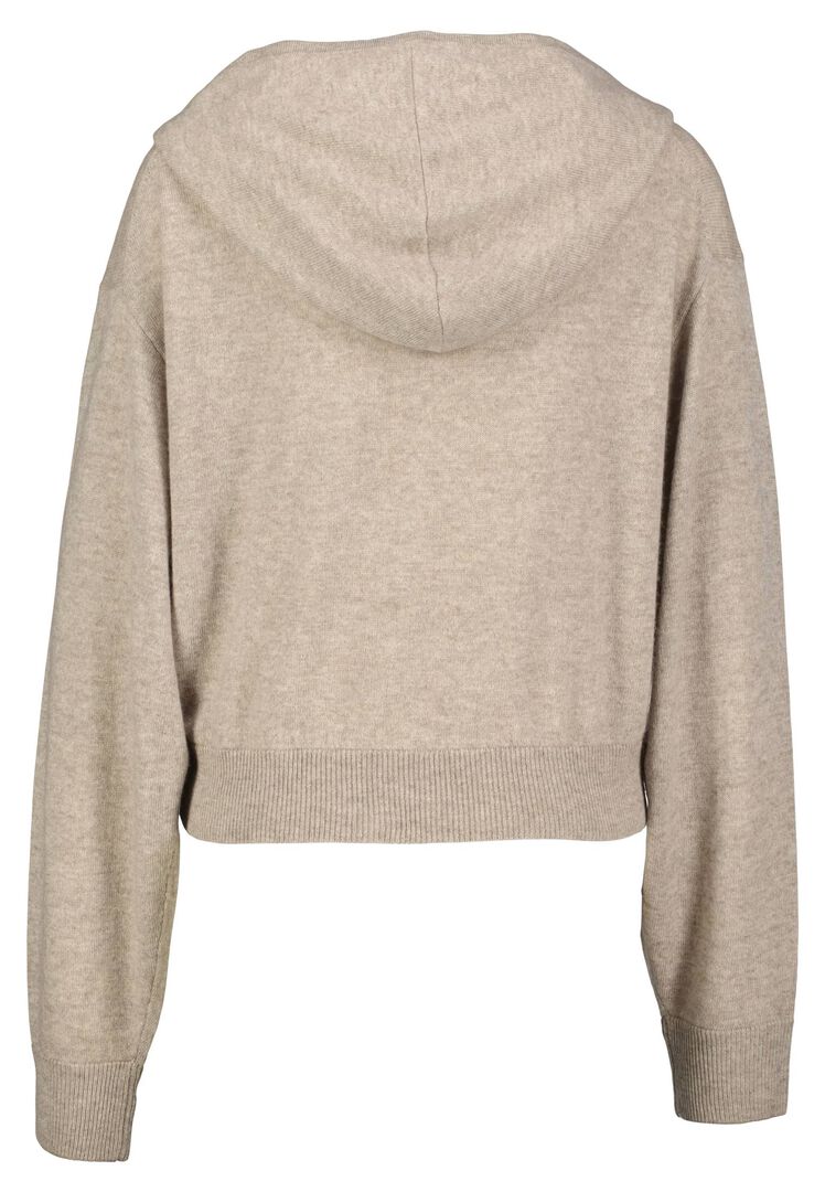 Allude Herren Strickjacke aus Wolle und Kaschmir, taupe,