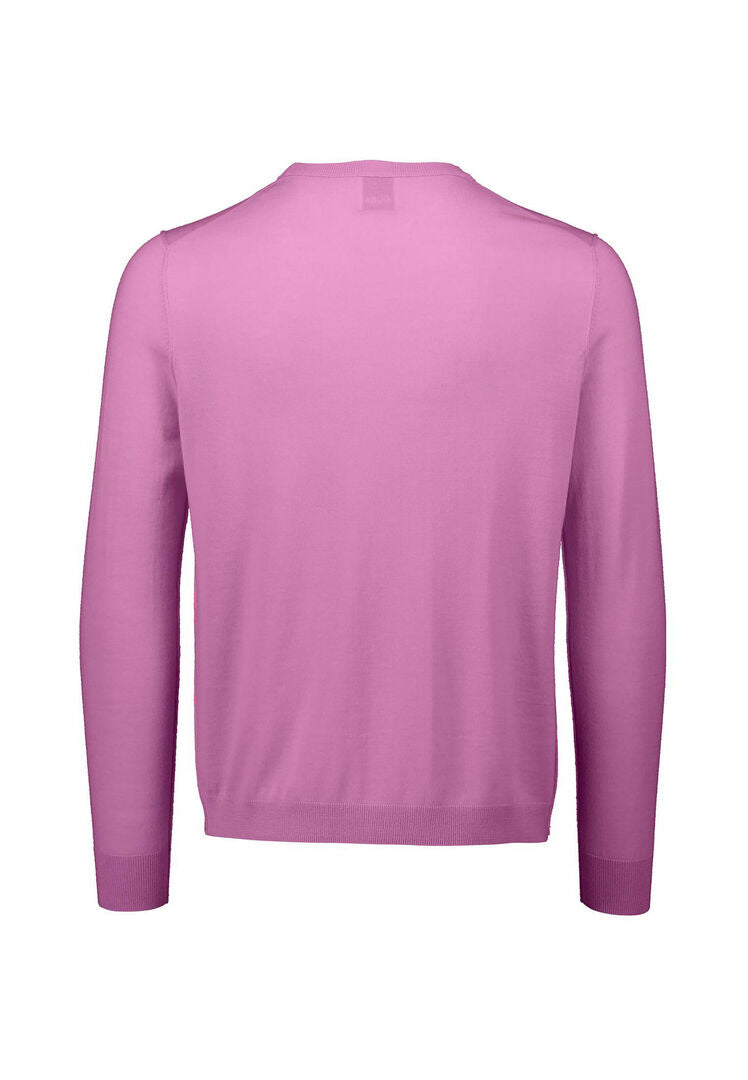 Allude Herren Strickpullover aus Wolle, rose,