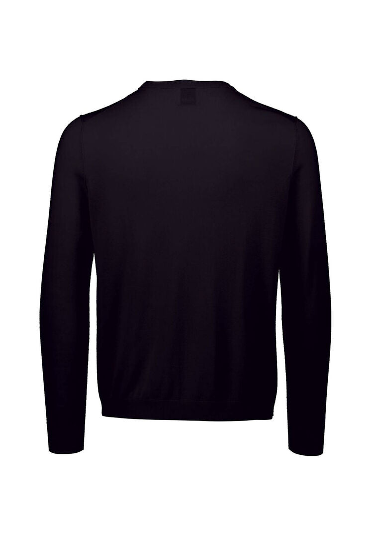 Allude Herren Strickpullover aus Wolle, marine,
