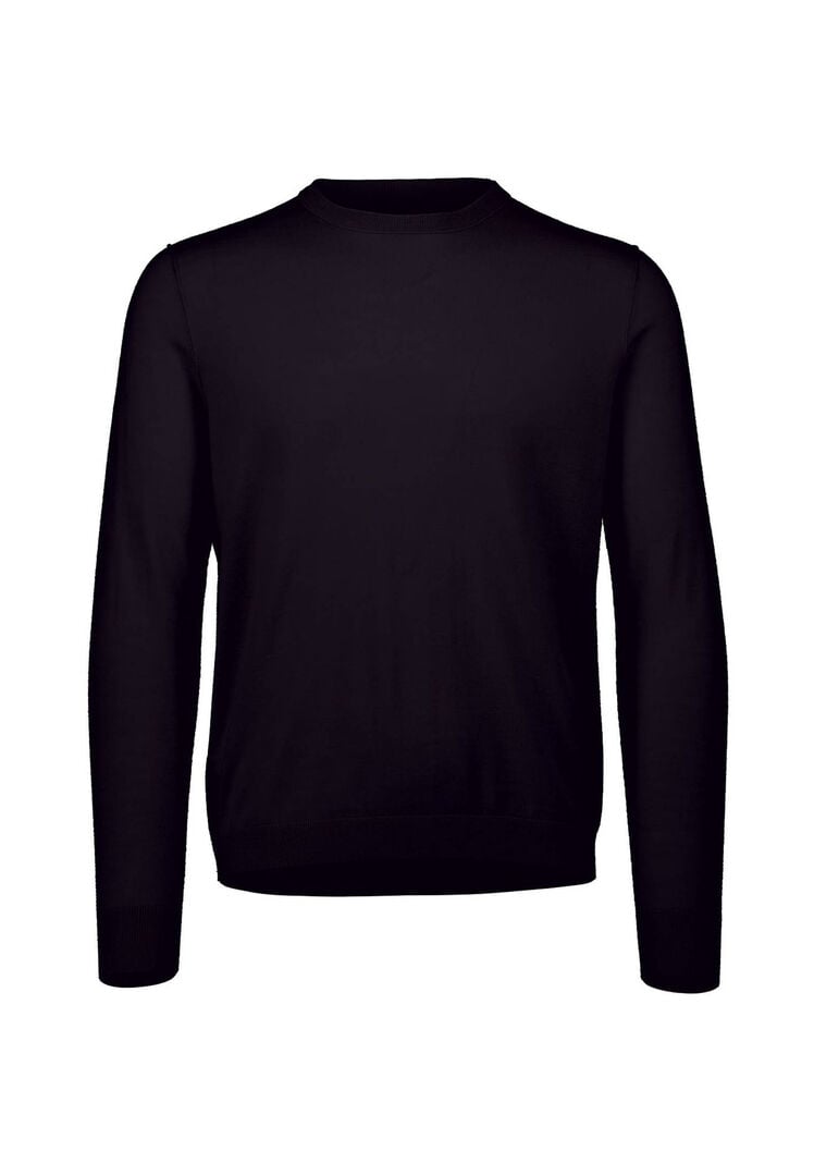 Allude Herren Strickpullover aus Wolle, marine,