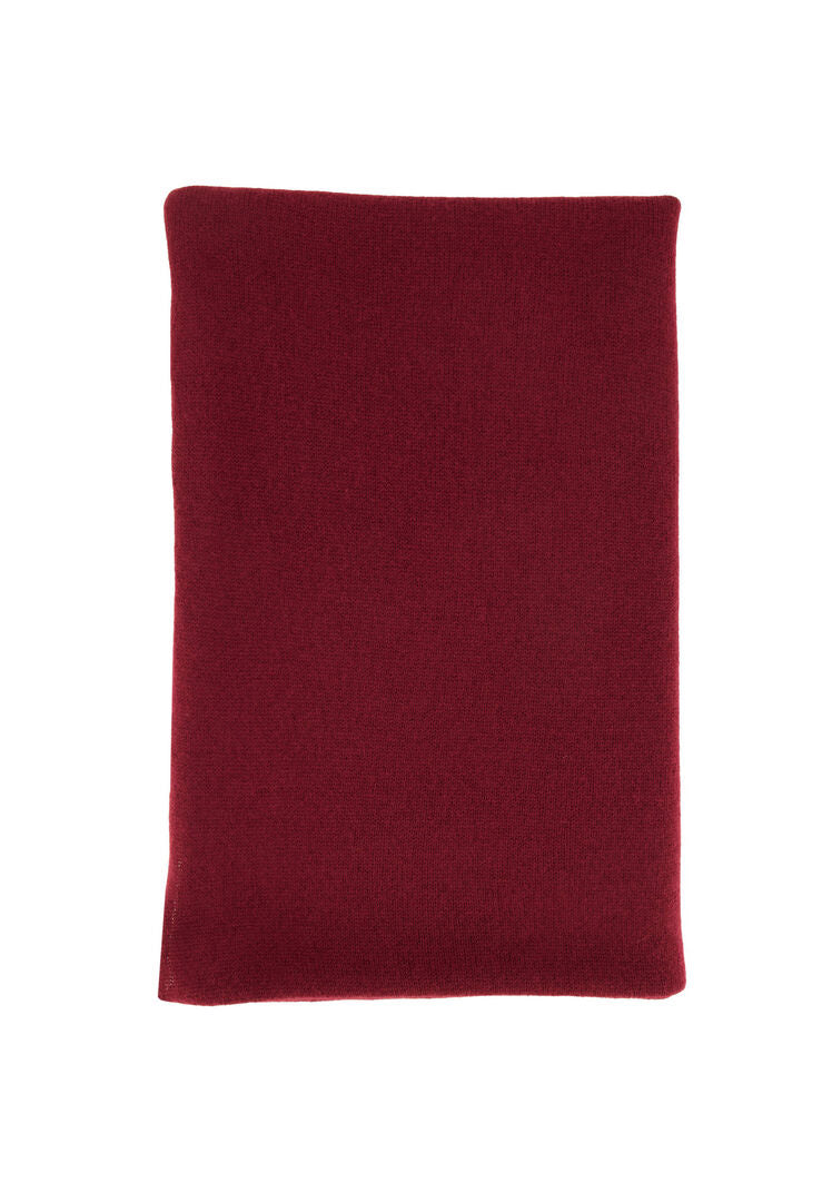 Allude Kaschmirschal, bordeaux, Gr. ONE