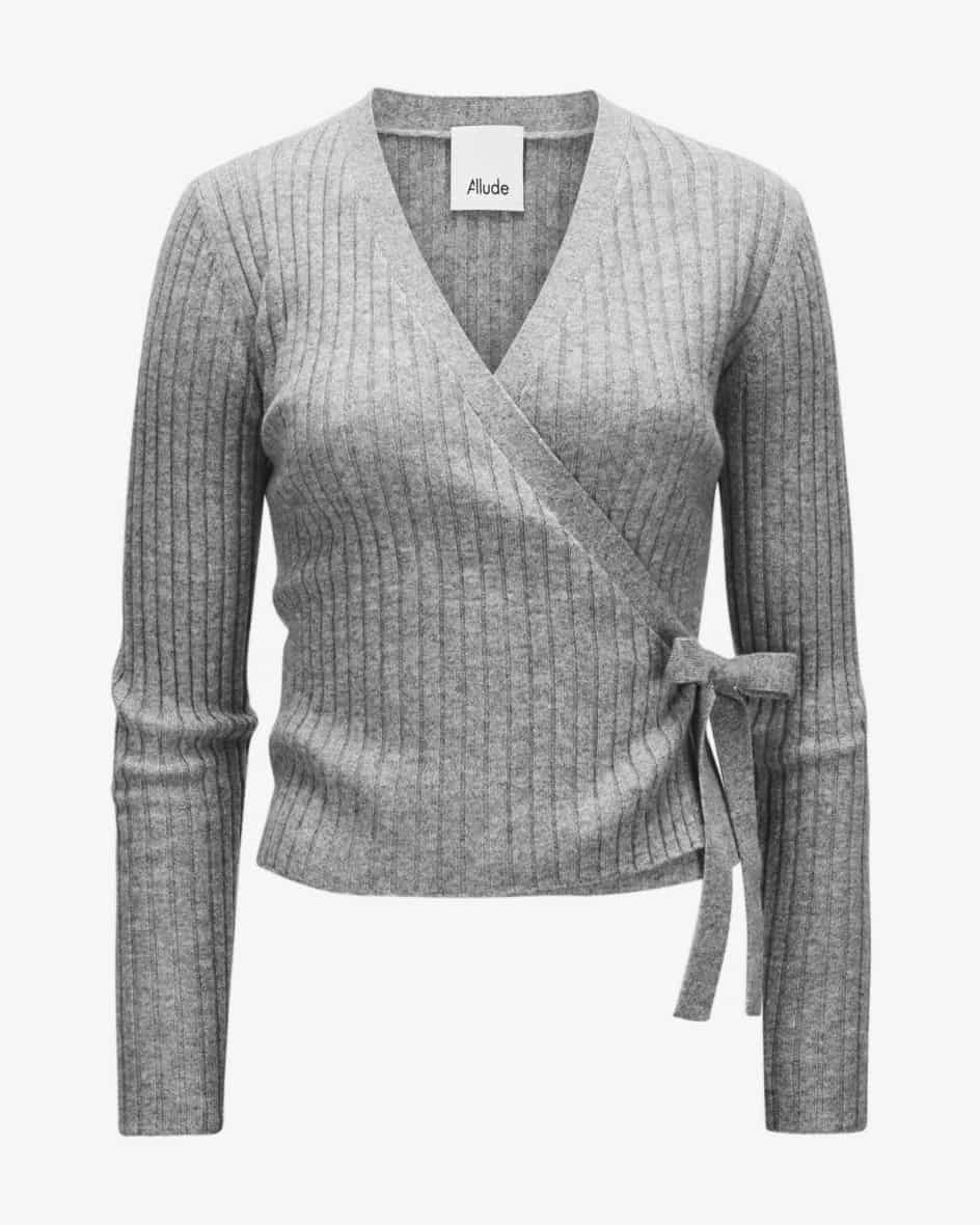 Cashmere-Wickelcardigan