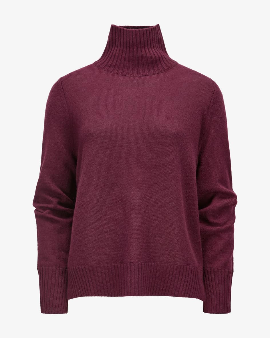 Cashmere-Stehkragenpullover