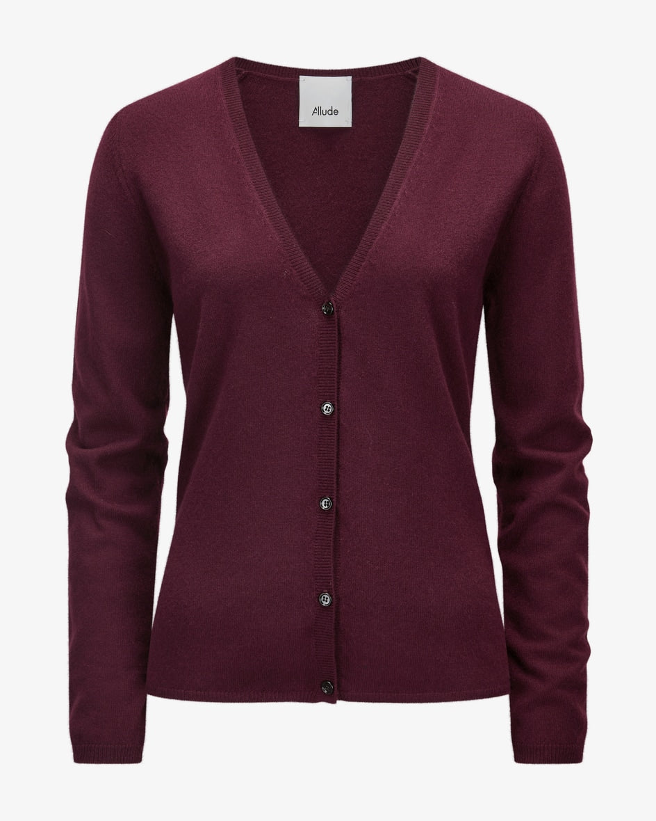 Cashmere-Strickjacke
