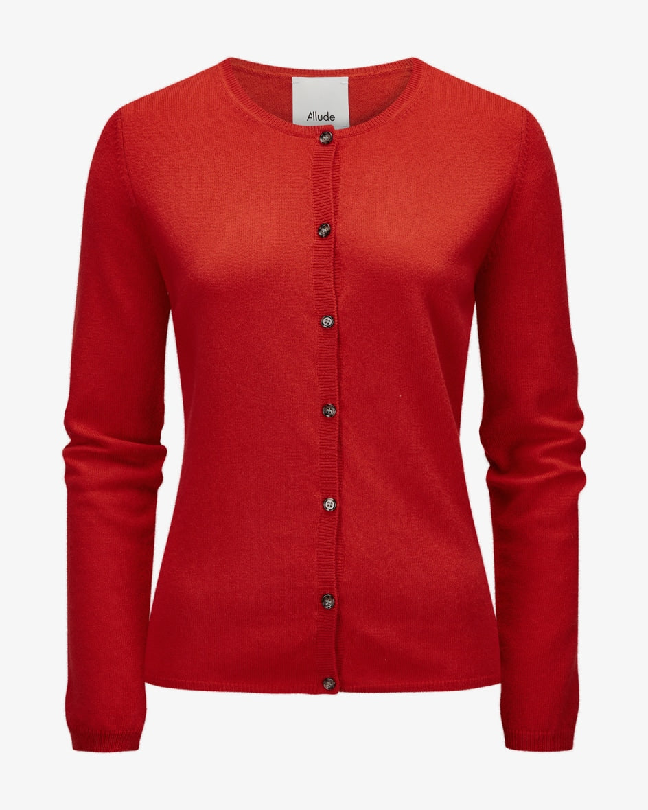 Cashmere-Strickjacke