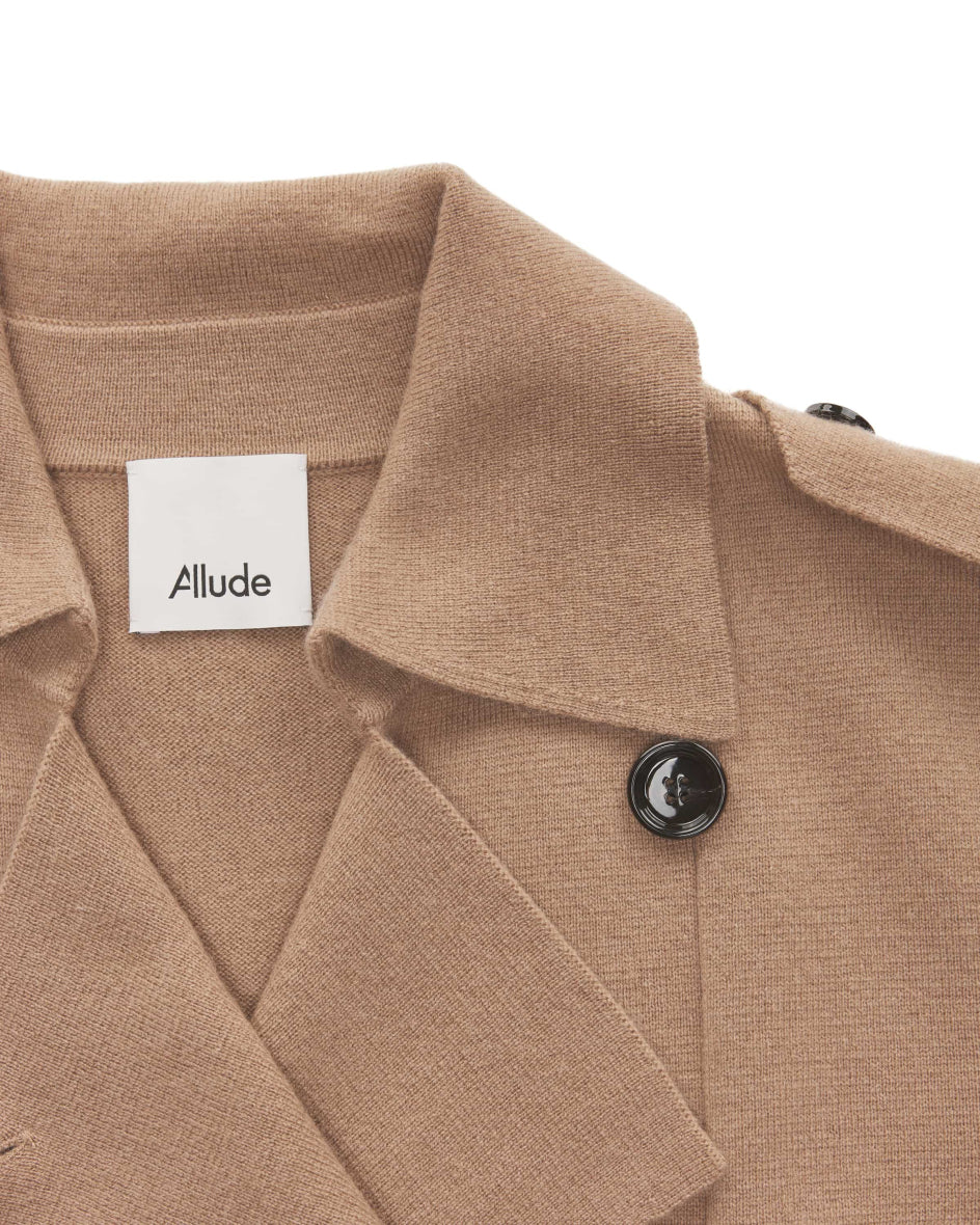 Cashmere-Strickmantel