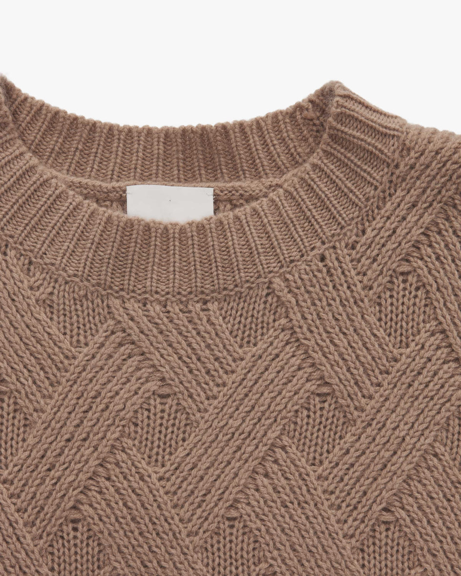 Pullover aus Schurwolle und Cashmere