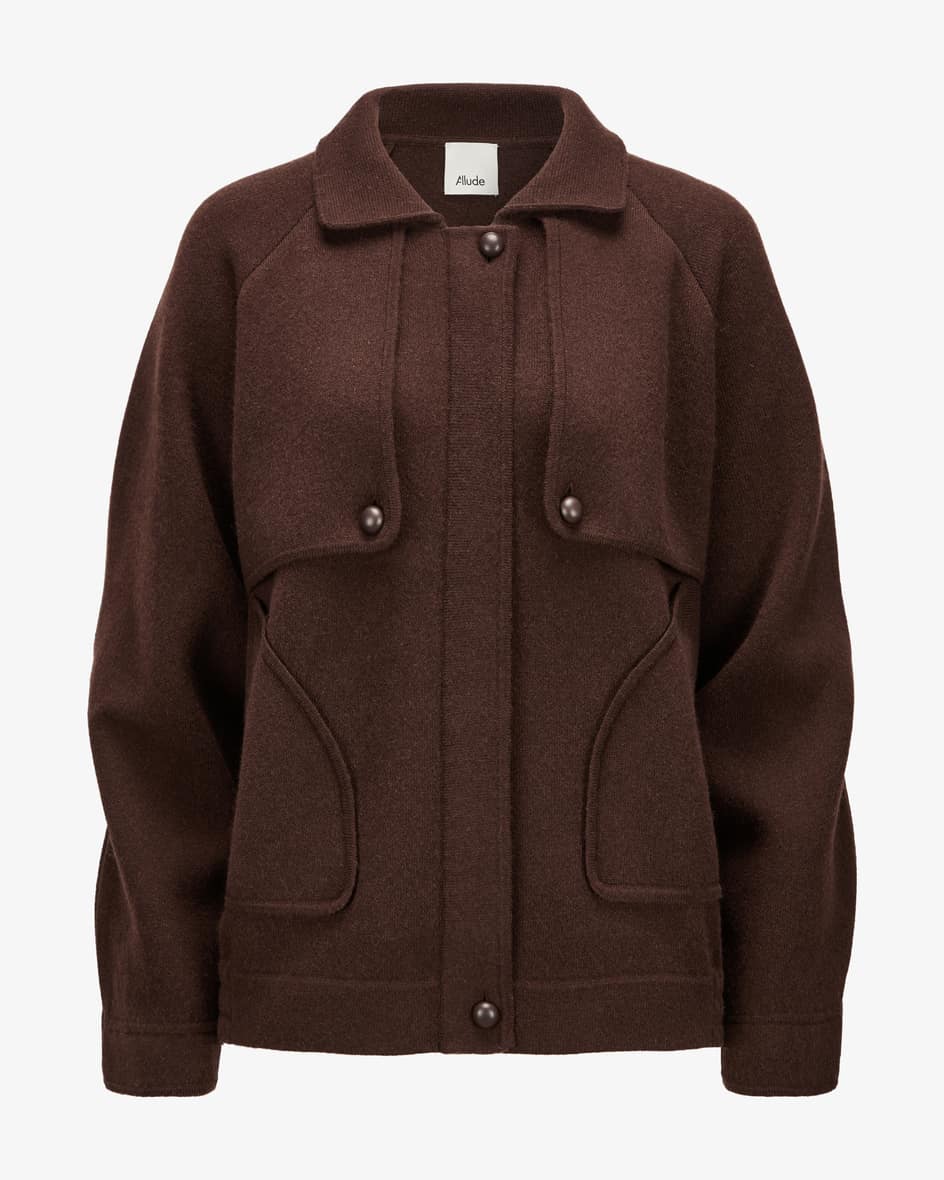 Strickjacke aus Schurwolle und Cashmere