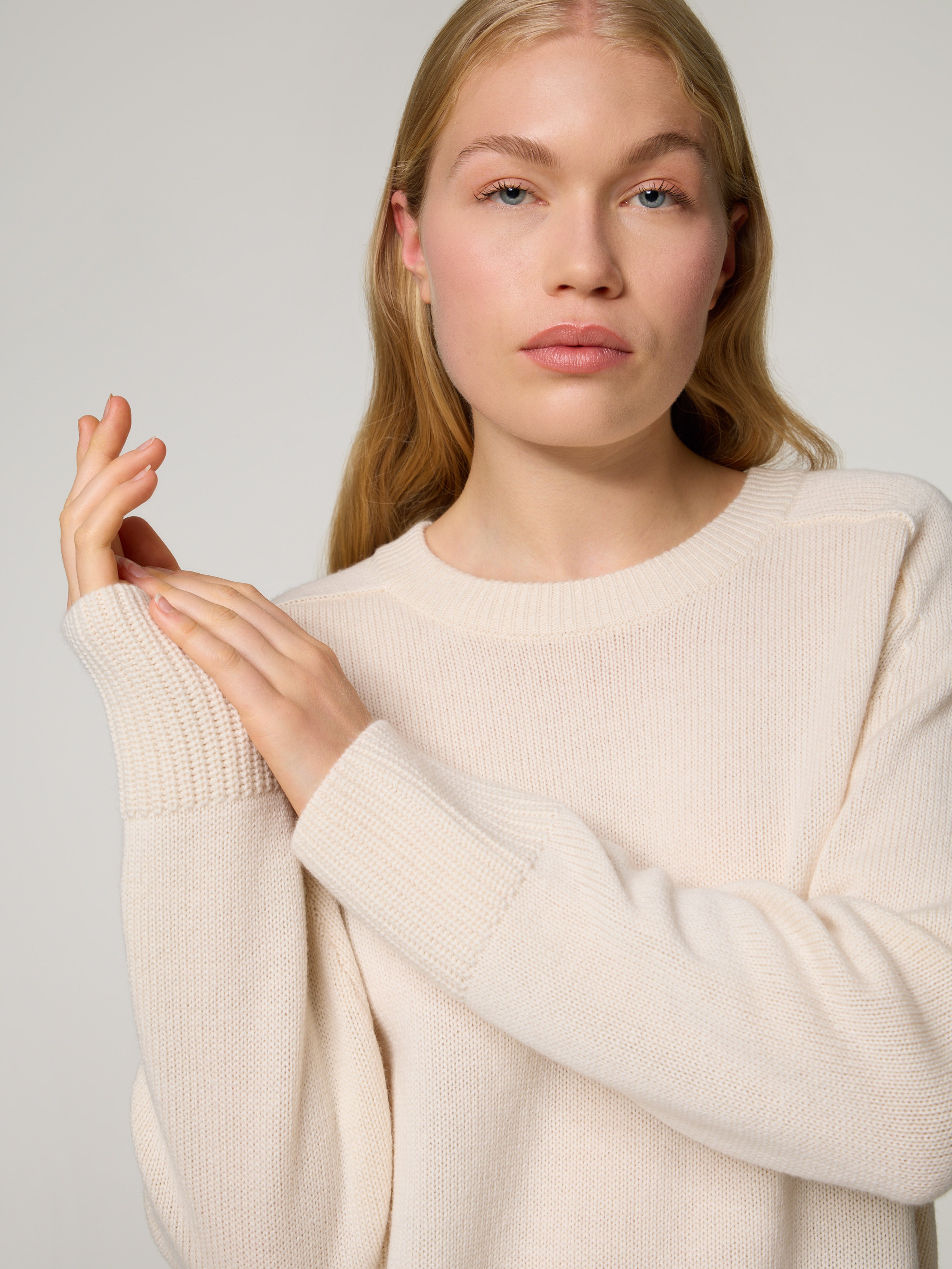 Strickpullover aus Wolle