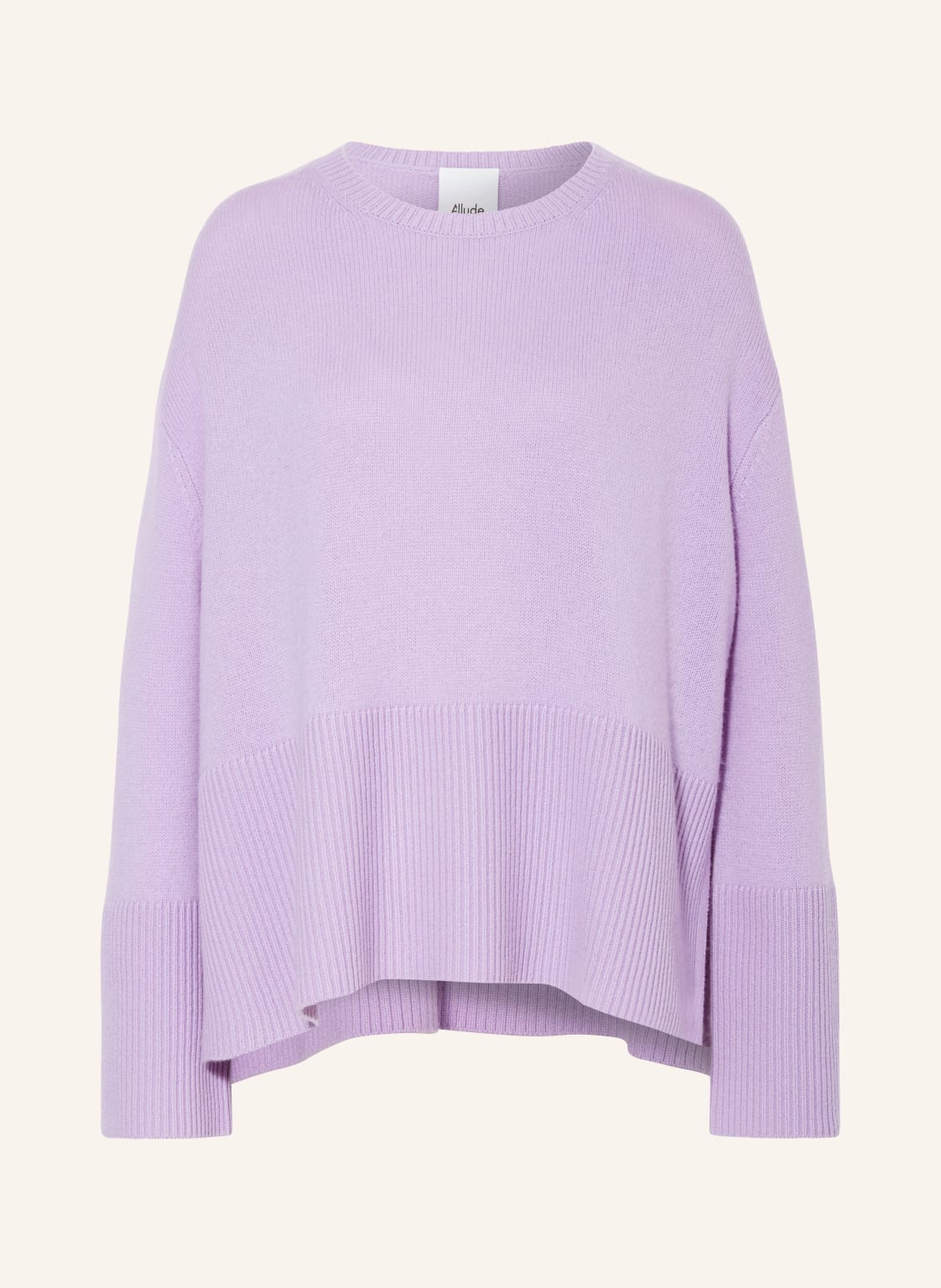 Oversized-Pullover mit Cashmere