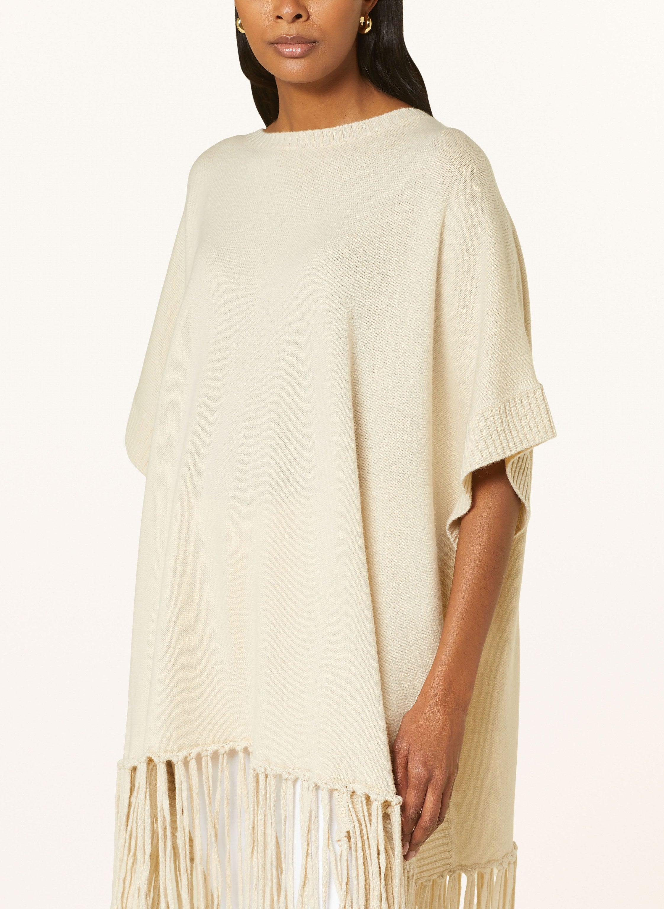 Poncho mit Cashmere