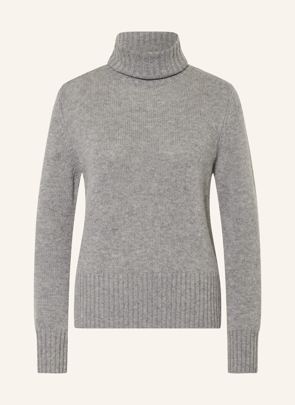 Rollkragenpullover mit Cashmere