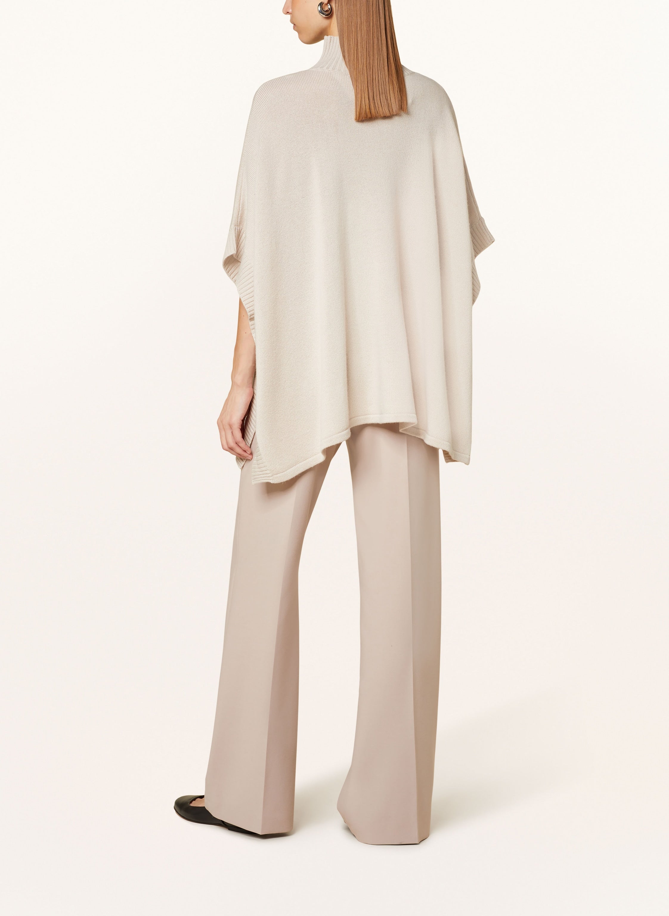 Poncho mit Cashmere