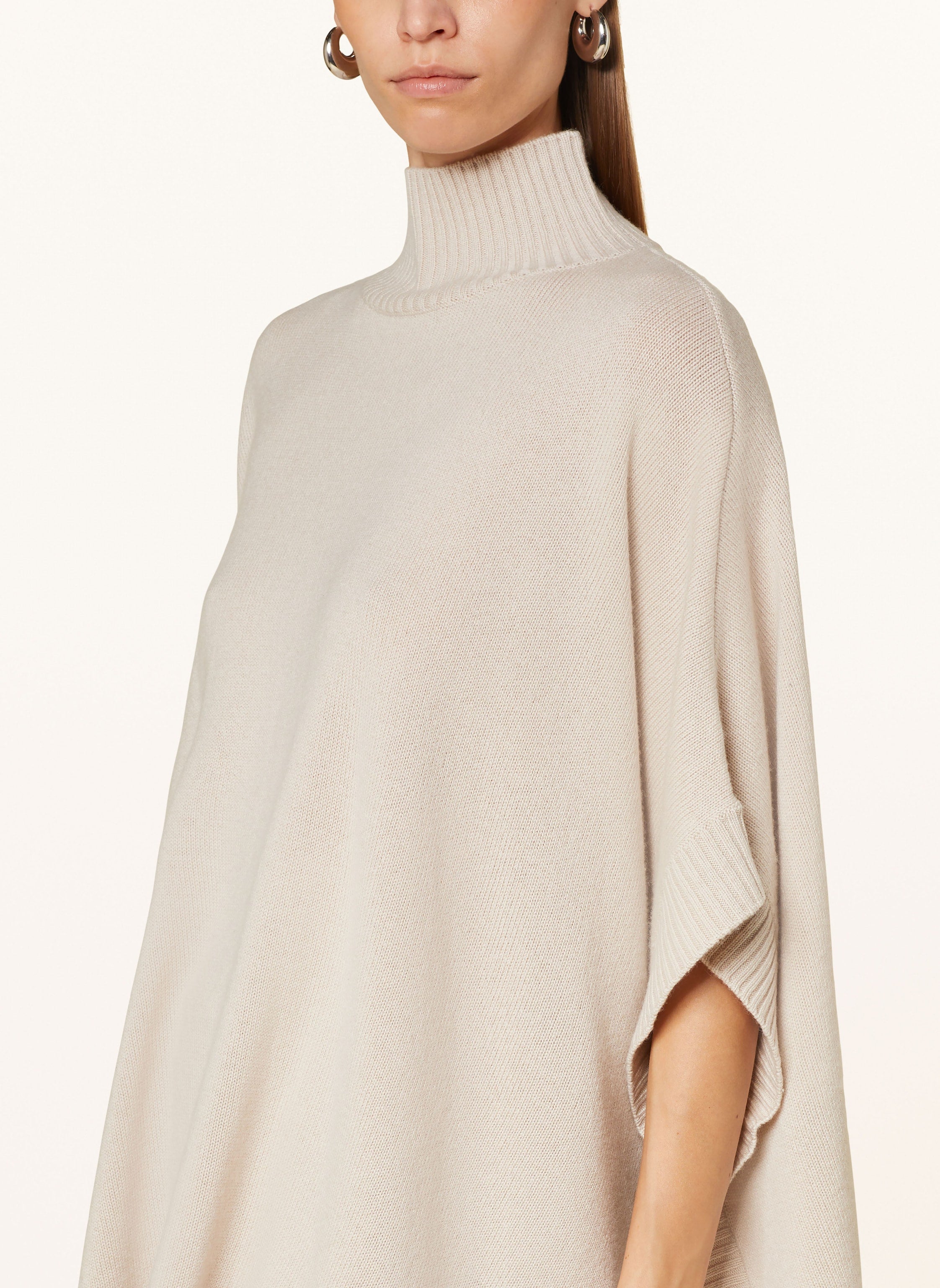 Poncho mit Cashmere