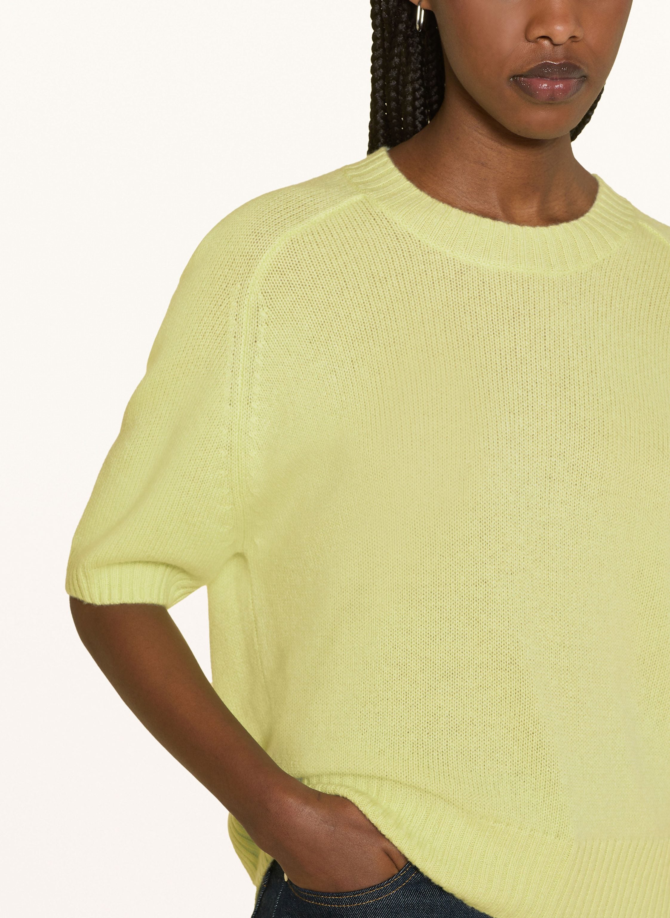 Cashmere-Pullover mit 3/4-Arm