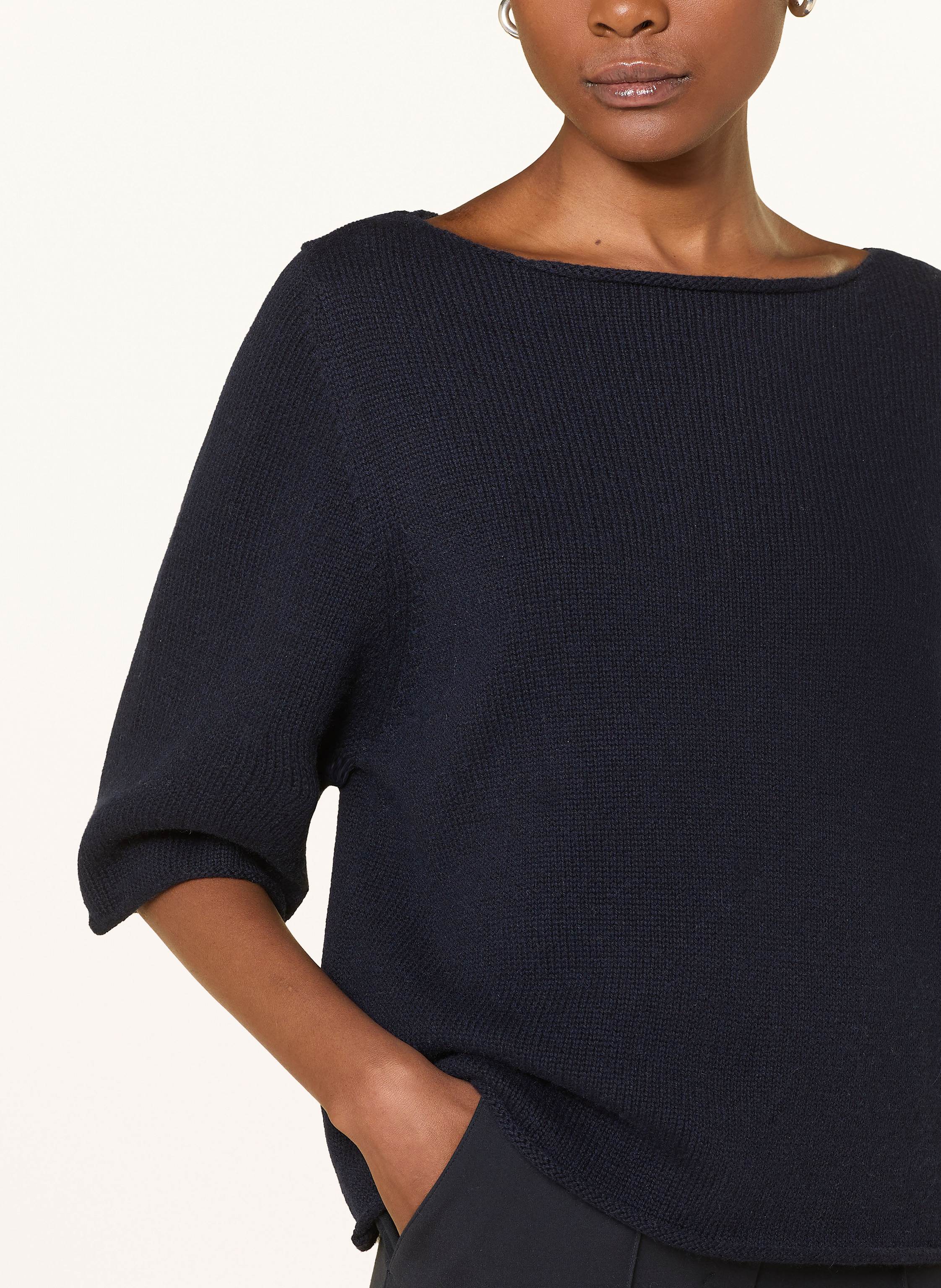 Pullover mit 3/4-Arm und Cashmere