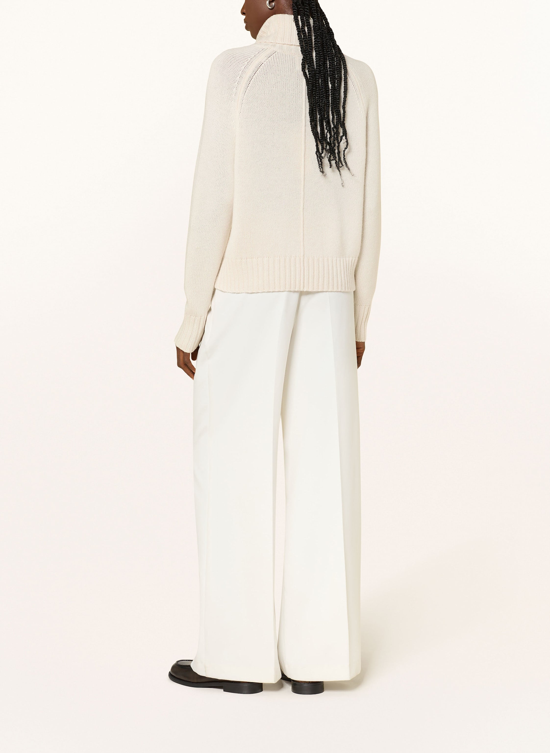 Rollkragenpullover mit Cashmere