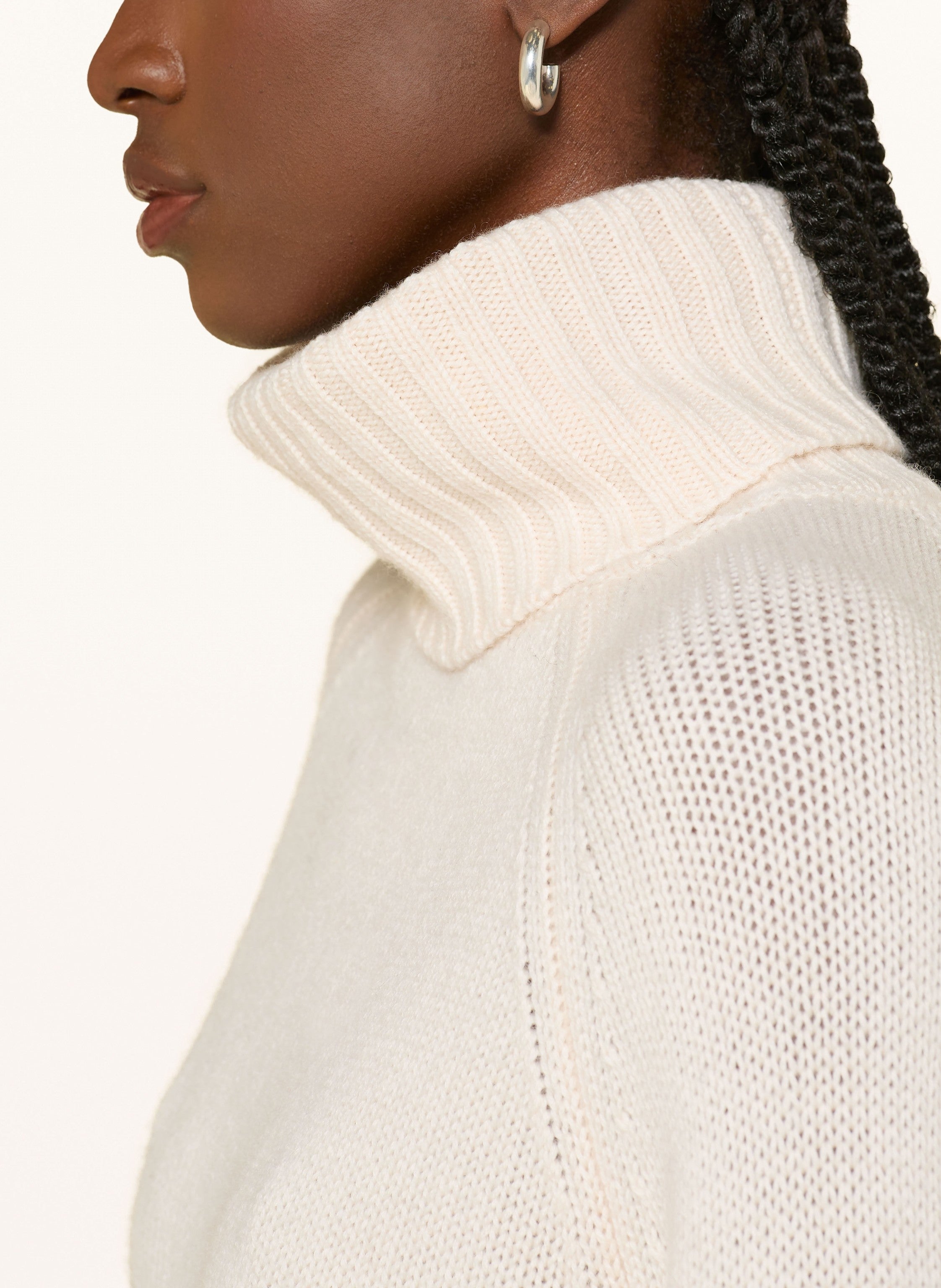 Rollkragenpullover mit Cashmere