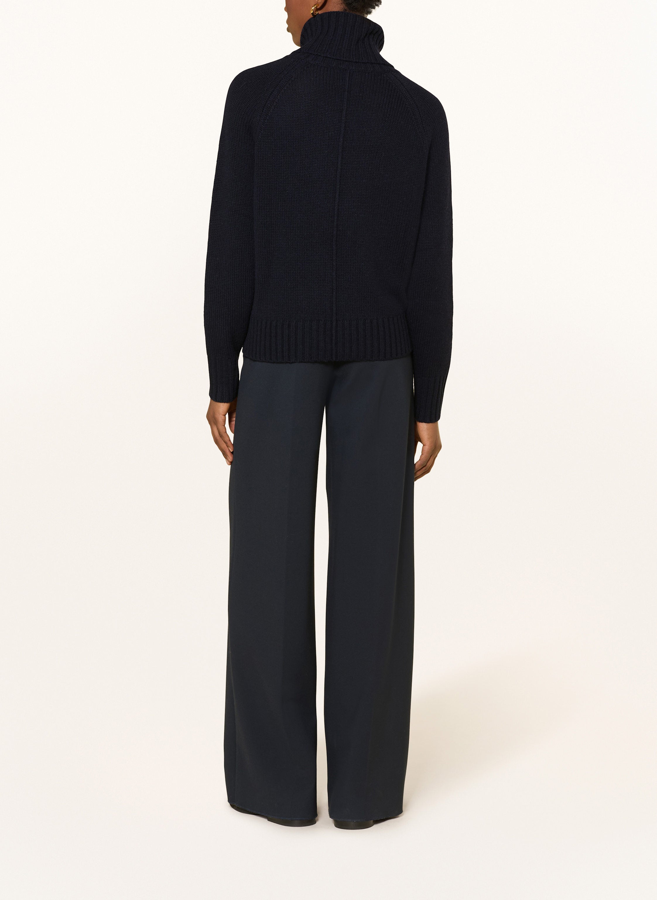 Rollkragenpullover mit Cashmere