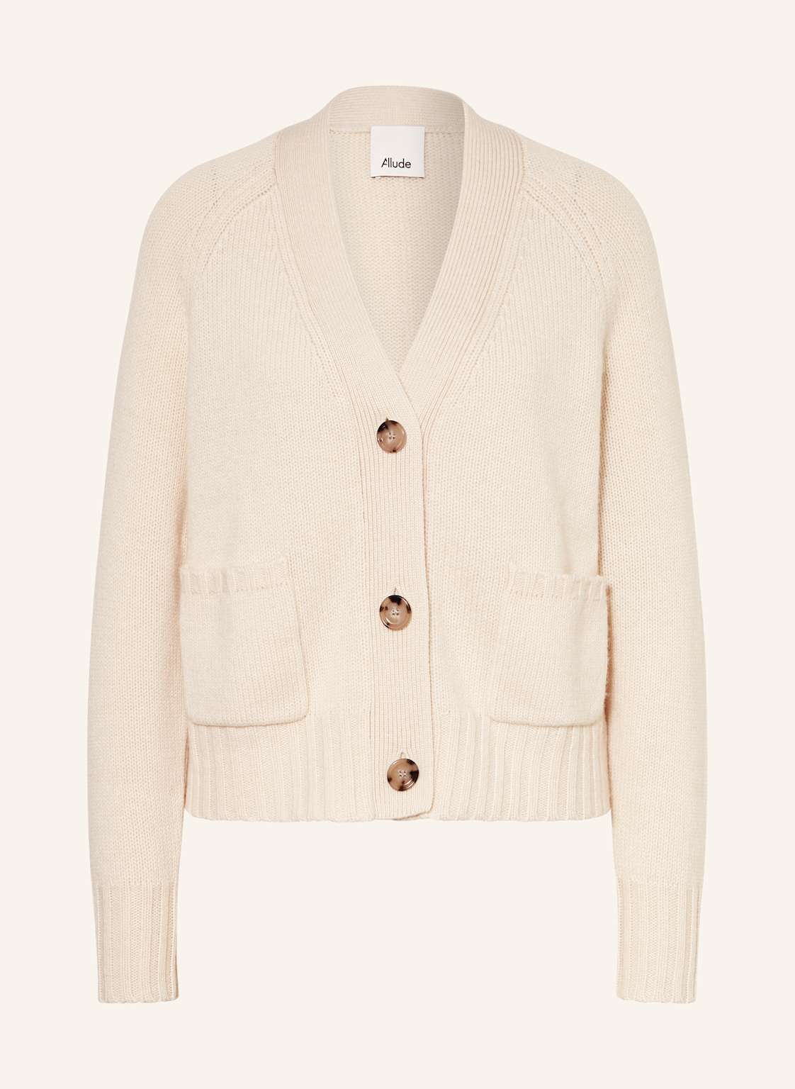 Strickjacke mit Cashmere