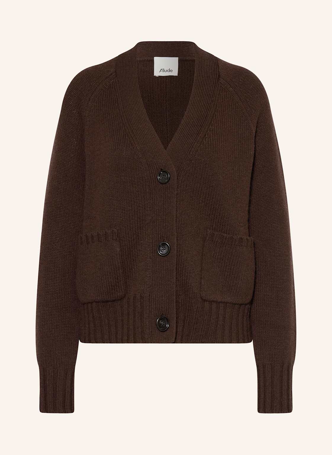 Strickjacke mit Cashmere