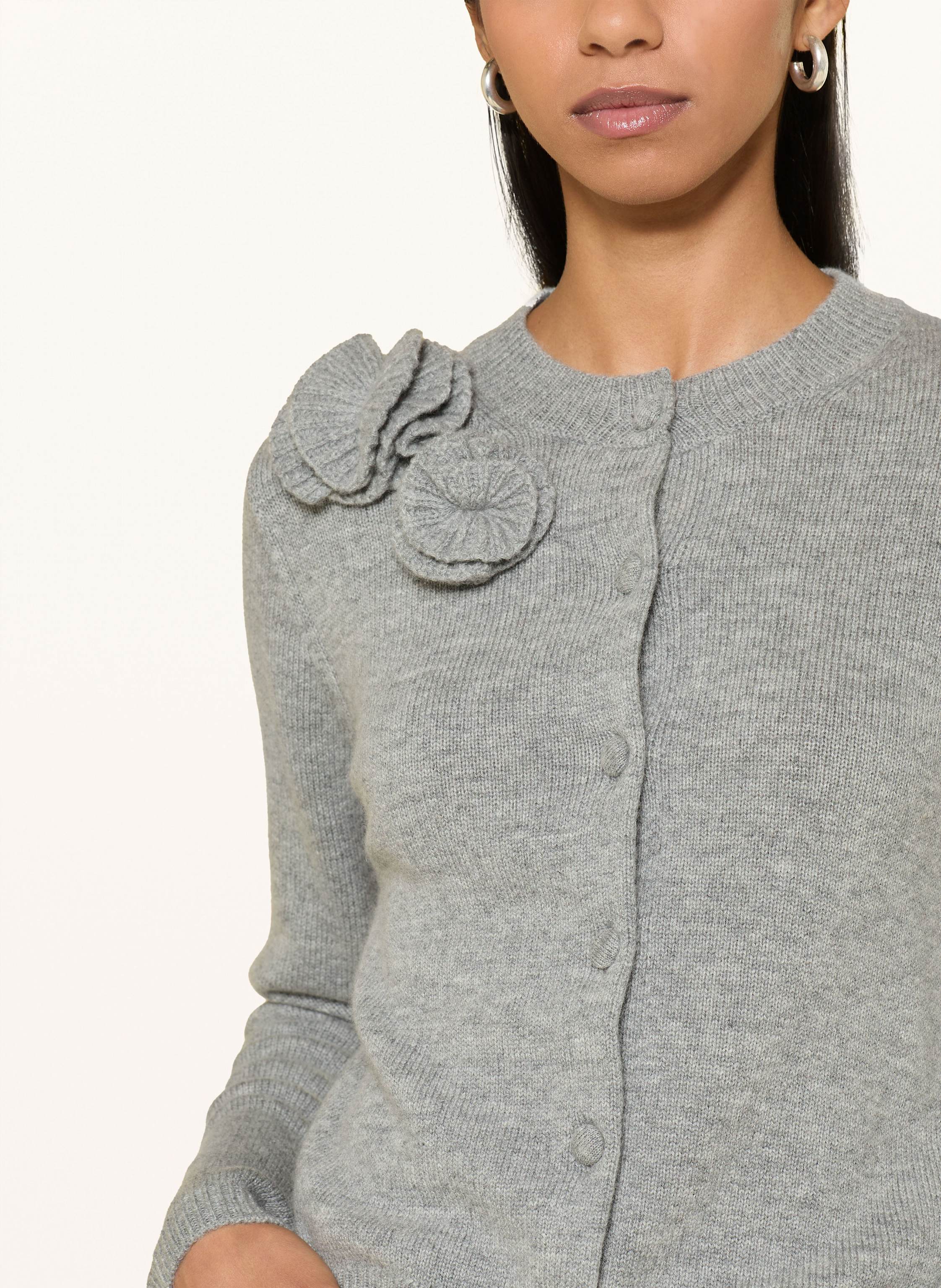 Strickjacke mit Cashmere