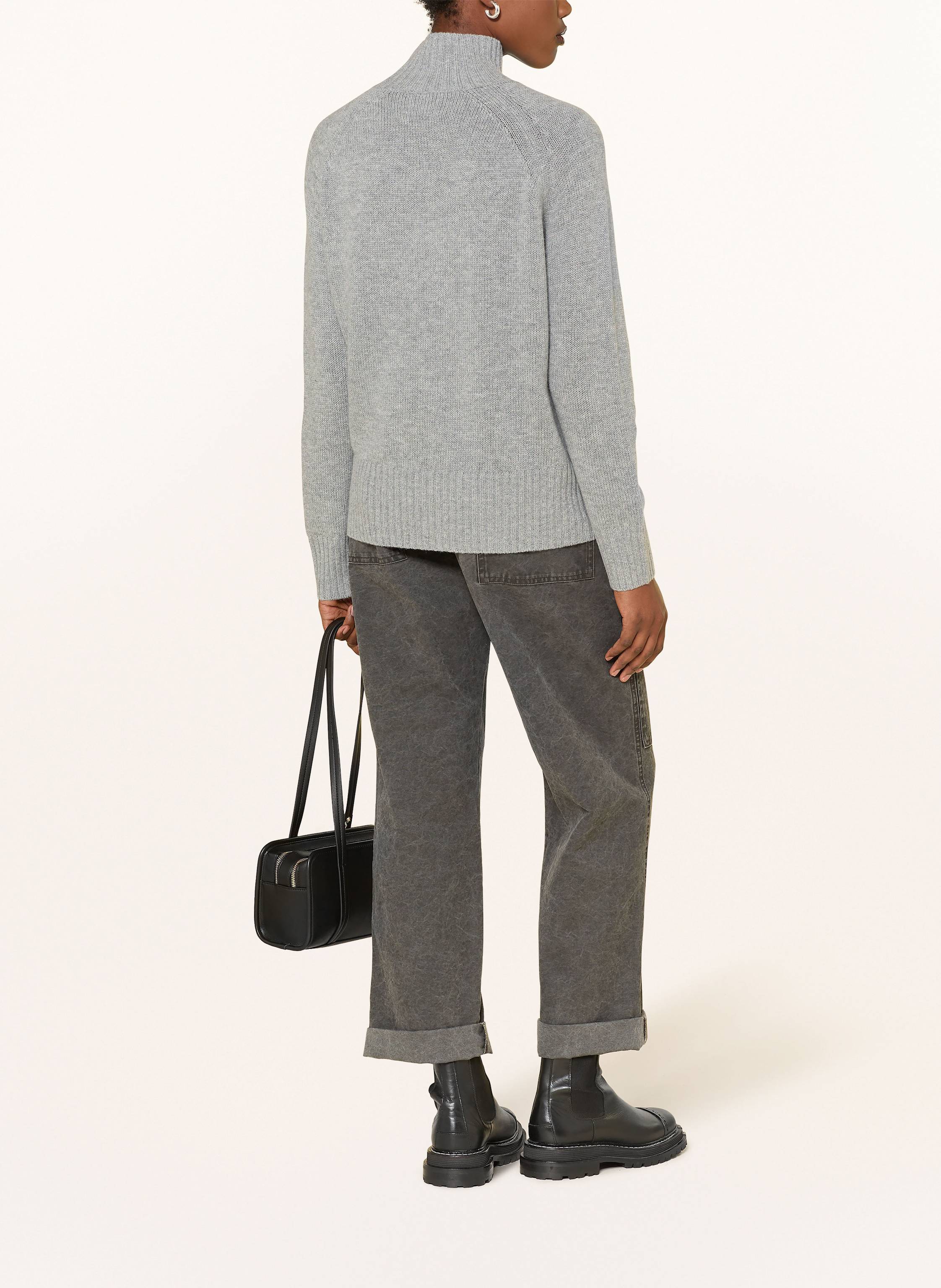 Rollkragenpullover mit Cashmere