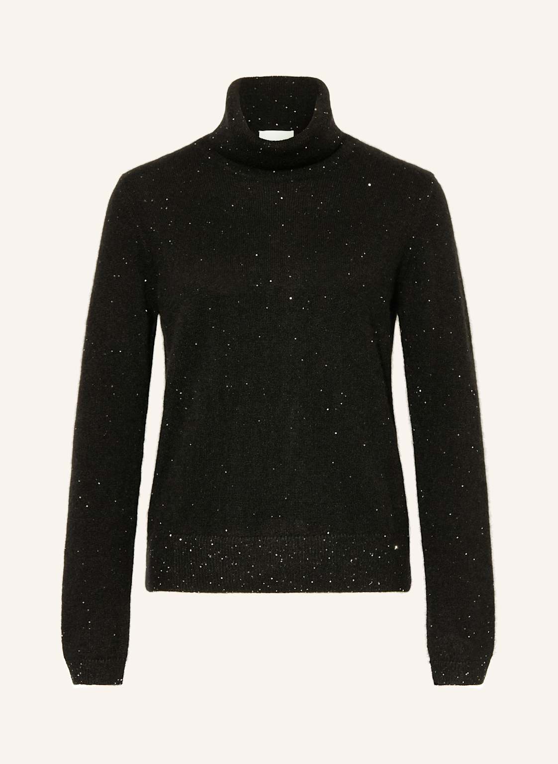Rollkragenpullover mit Cashmere und Seide