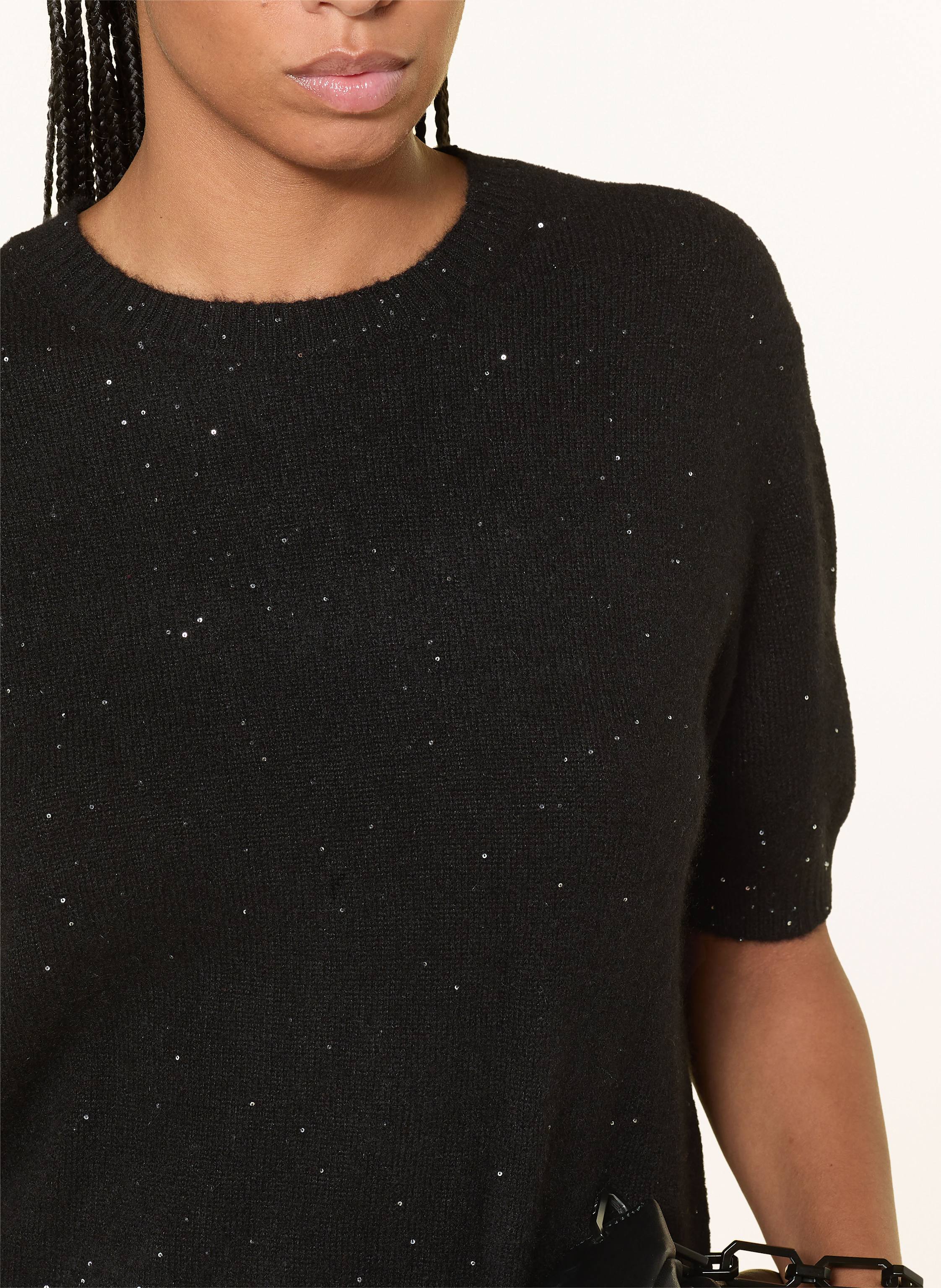 Strickshirt mit Cashmere und Seide