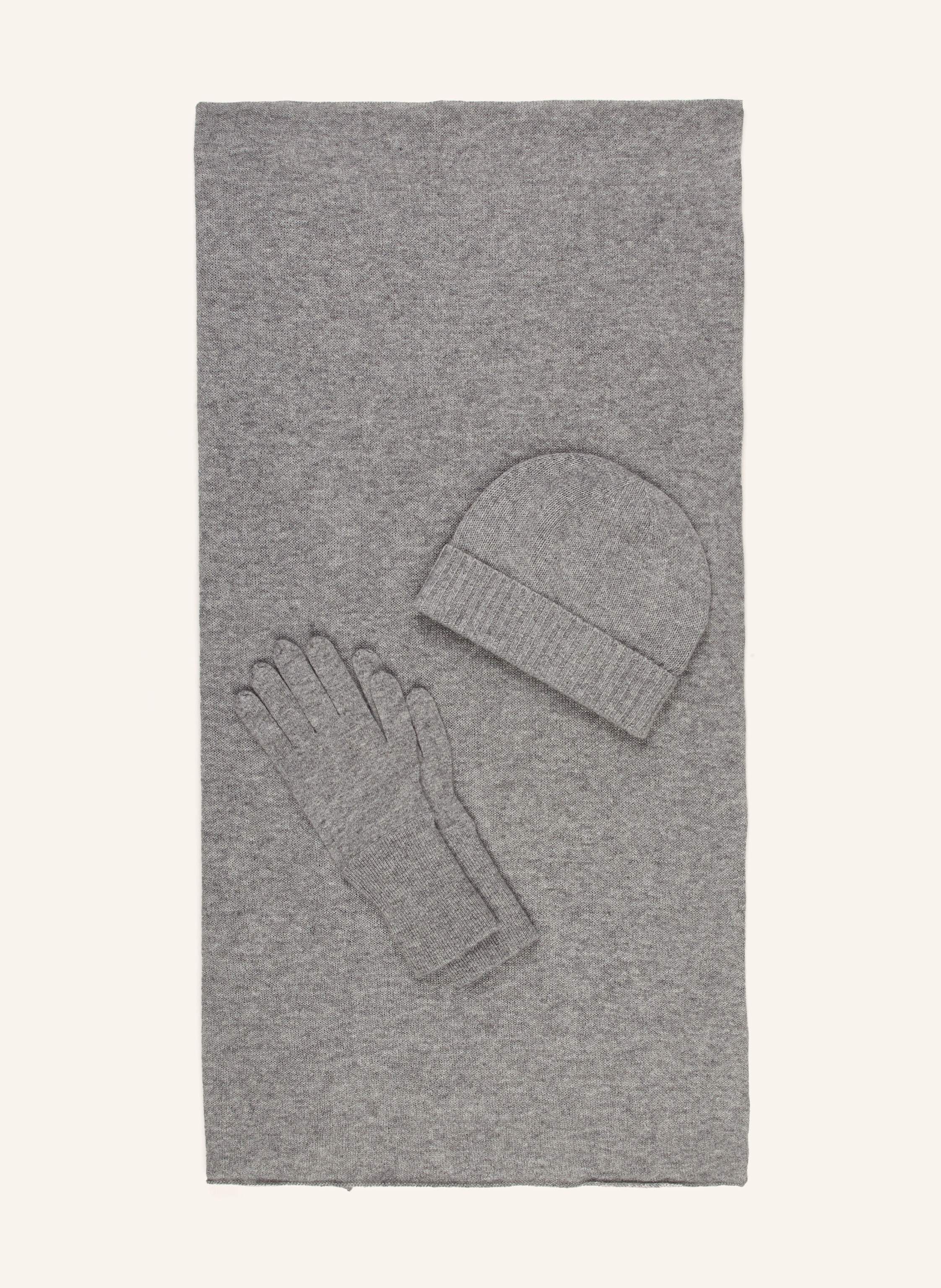 Set: Schal, Mütze und Handschuhe